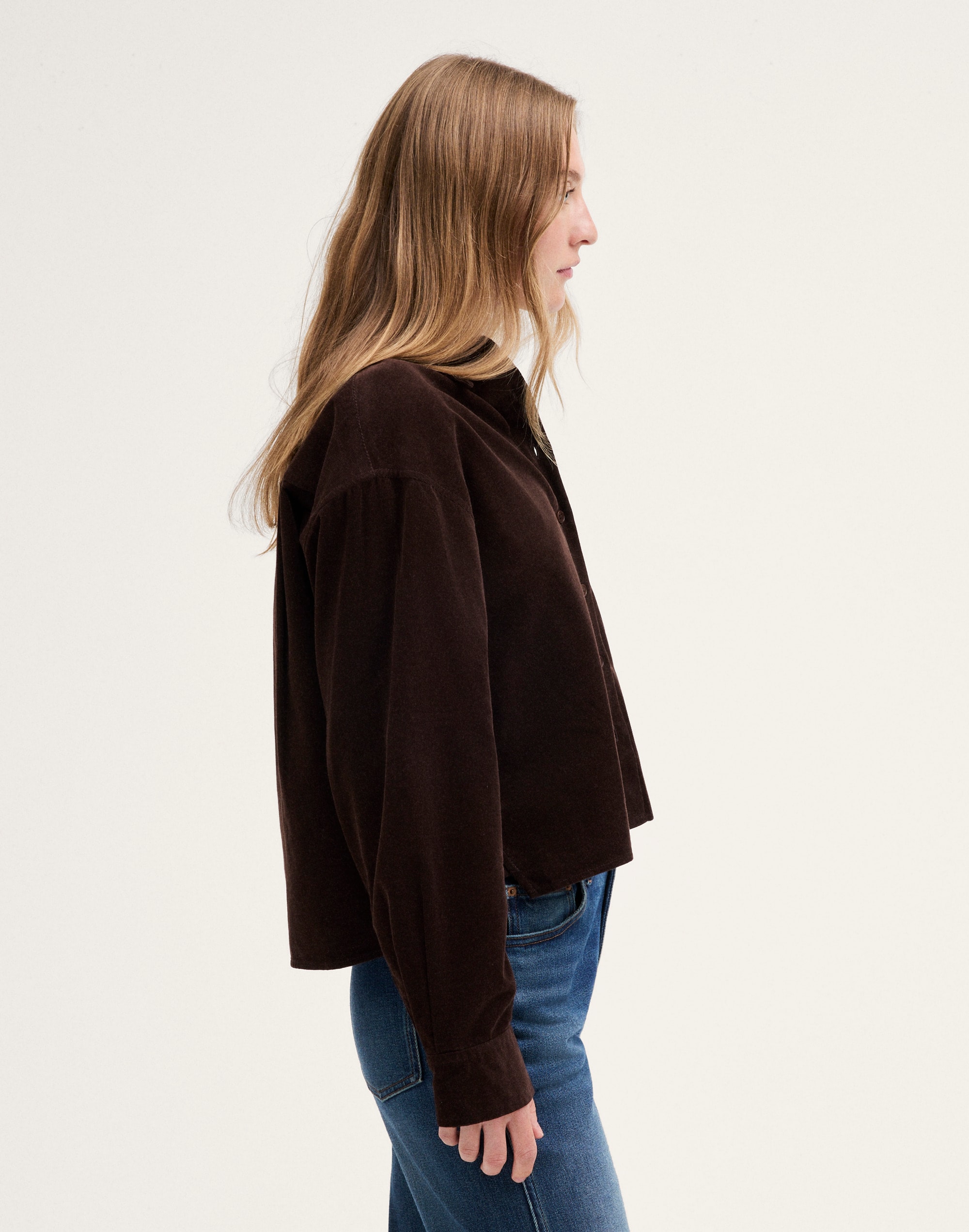 The Boxy Easy Shirt in Corduroy