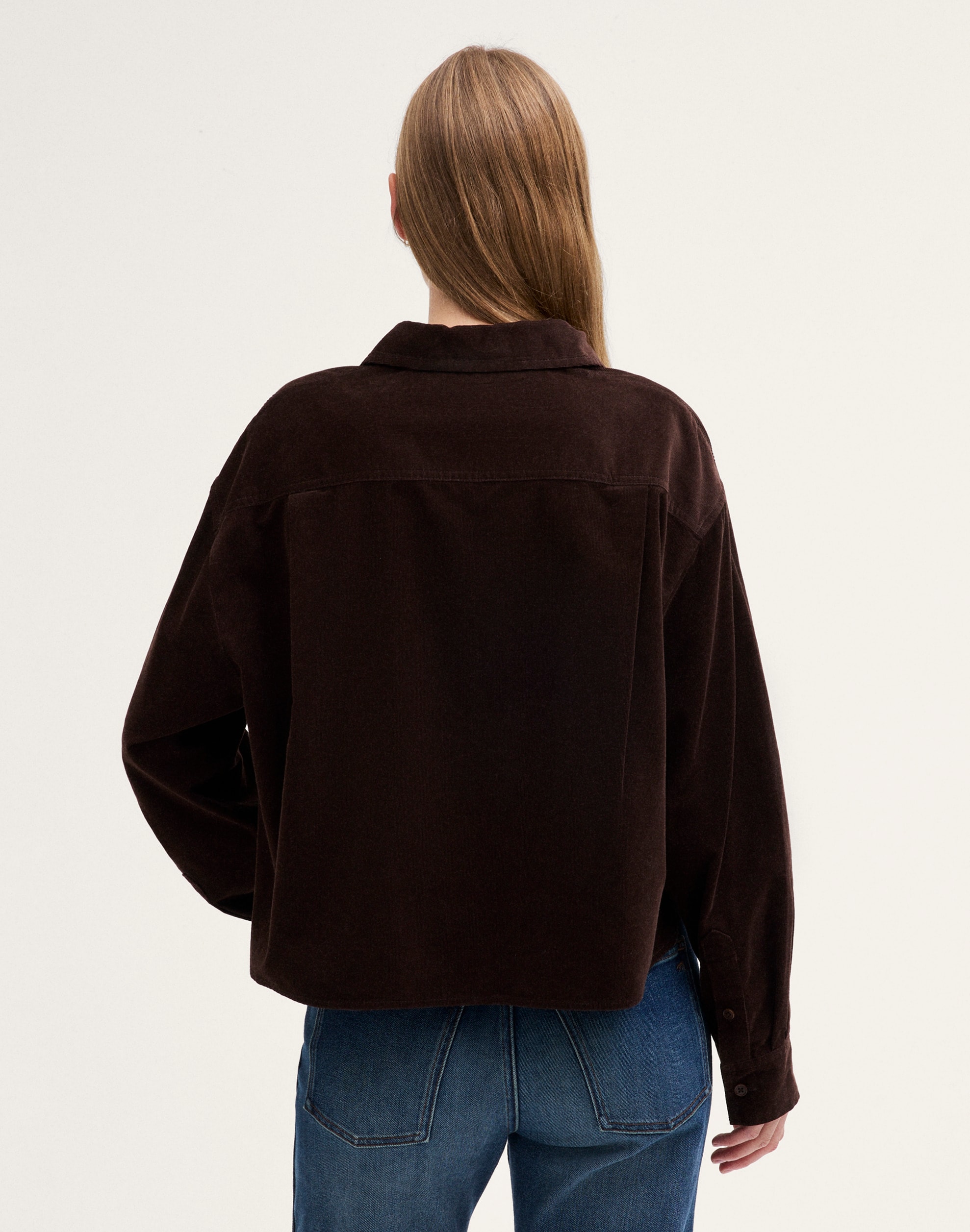 The Boxy Easy Shirt in Corduroy