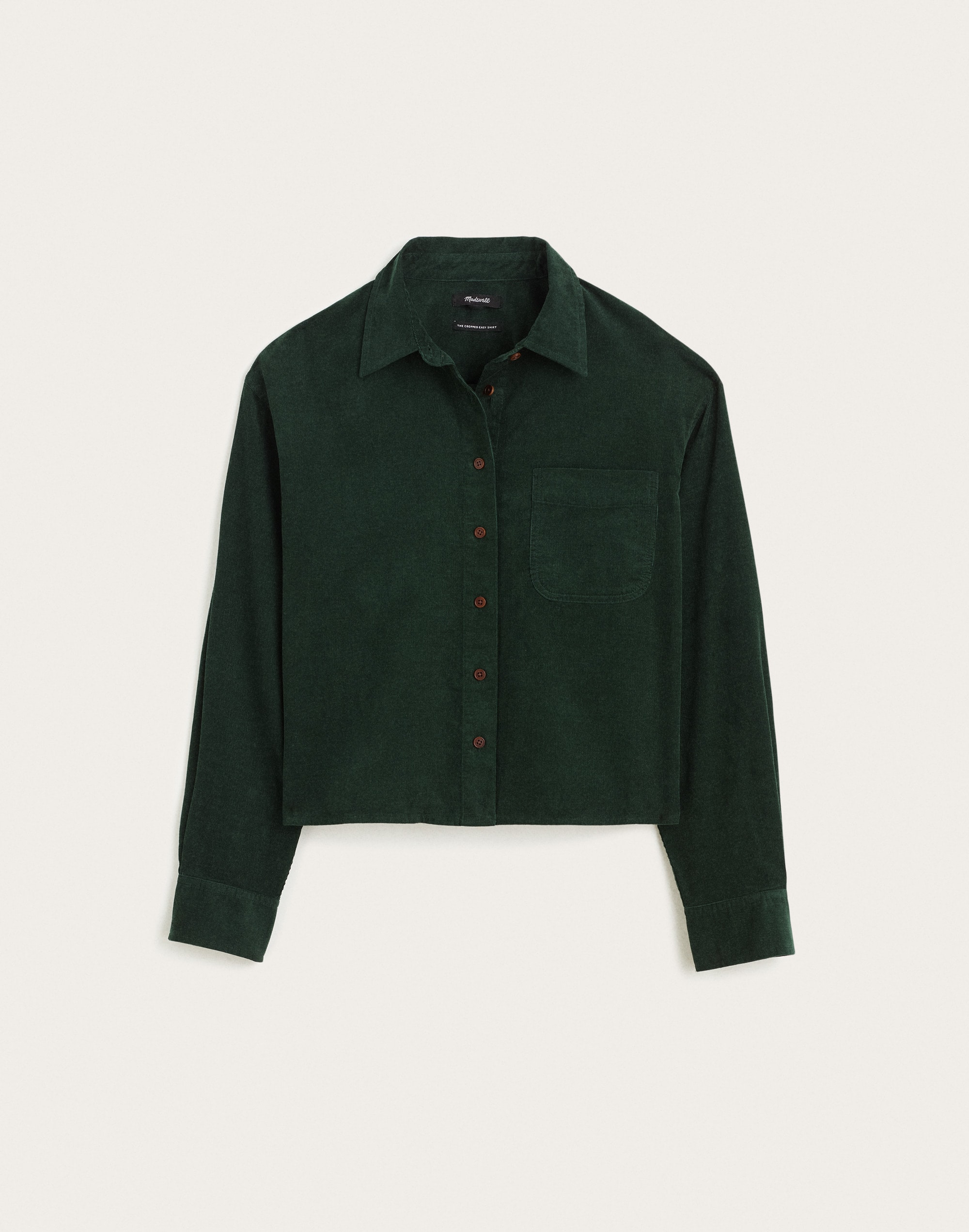 The Boxy Easy Shirt in 100% Cotton Corduroy by Madewell