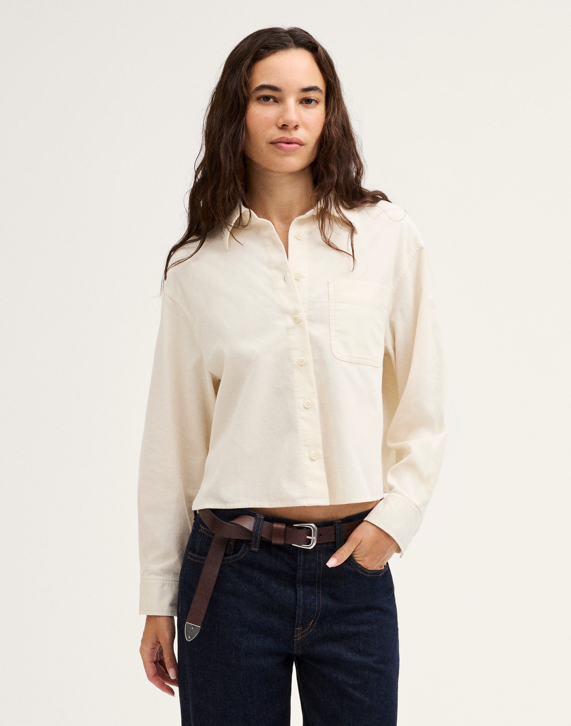 The Boxy Easy Shirt in Corduroy