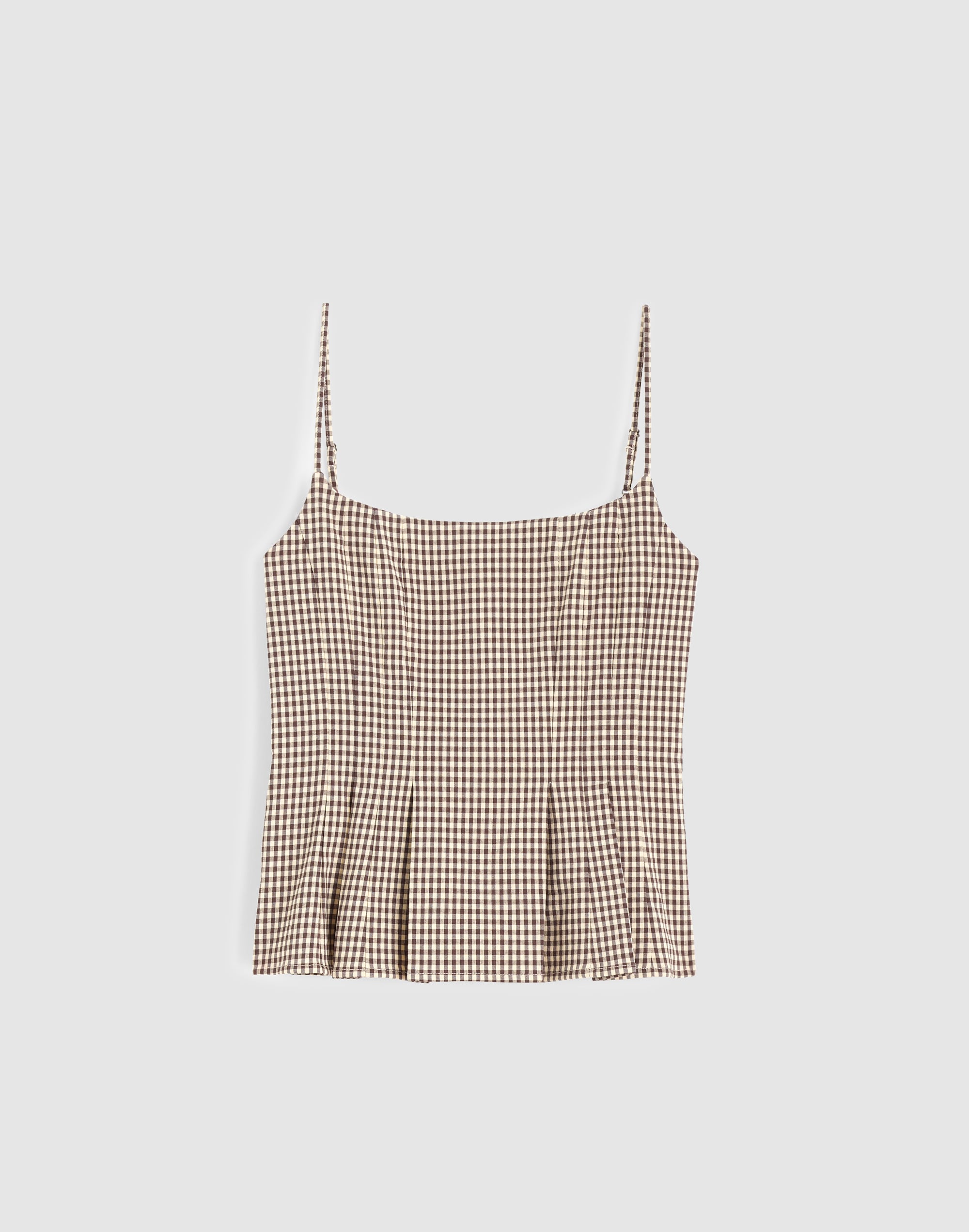 Darted Peplum Cami Top