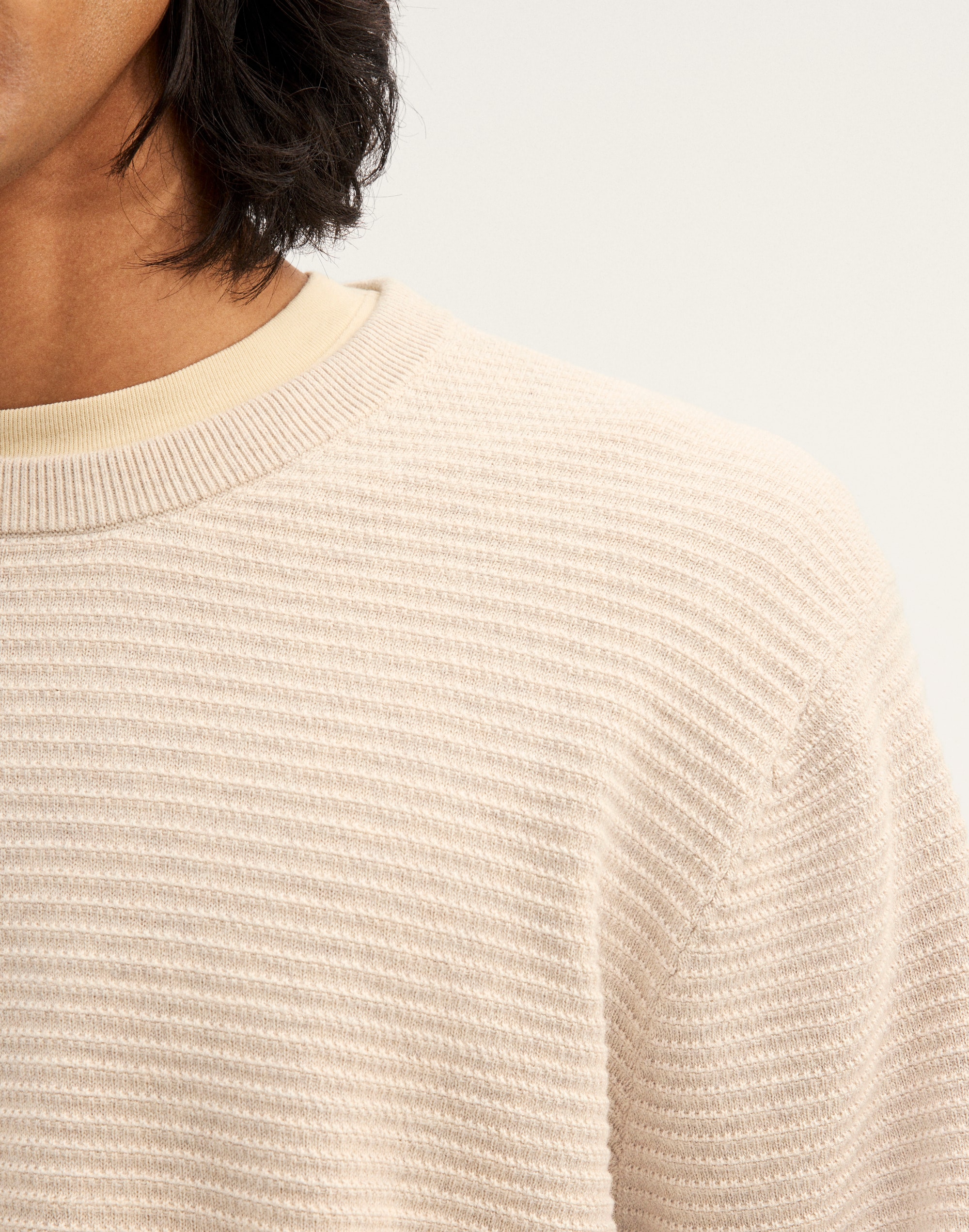 Ribbed Crewneck Sweater