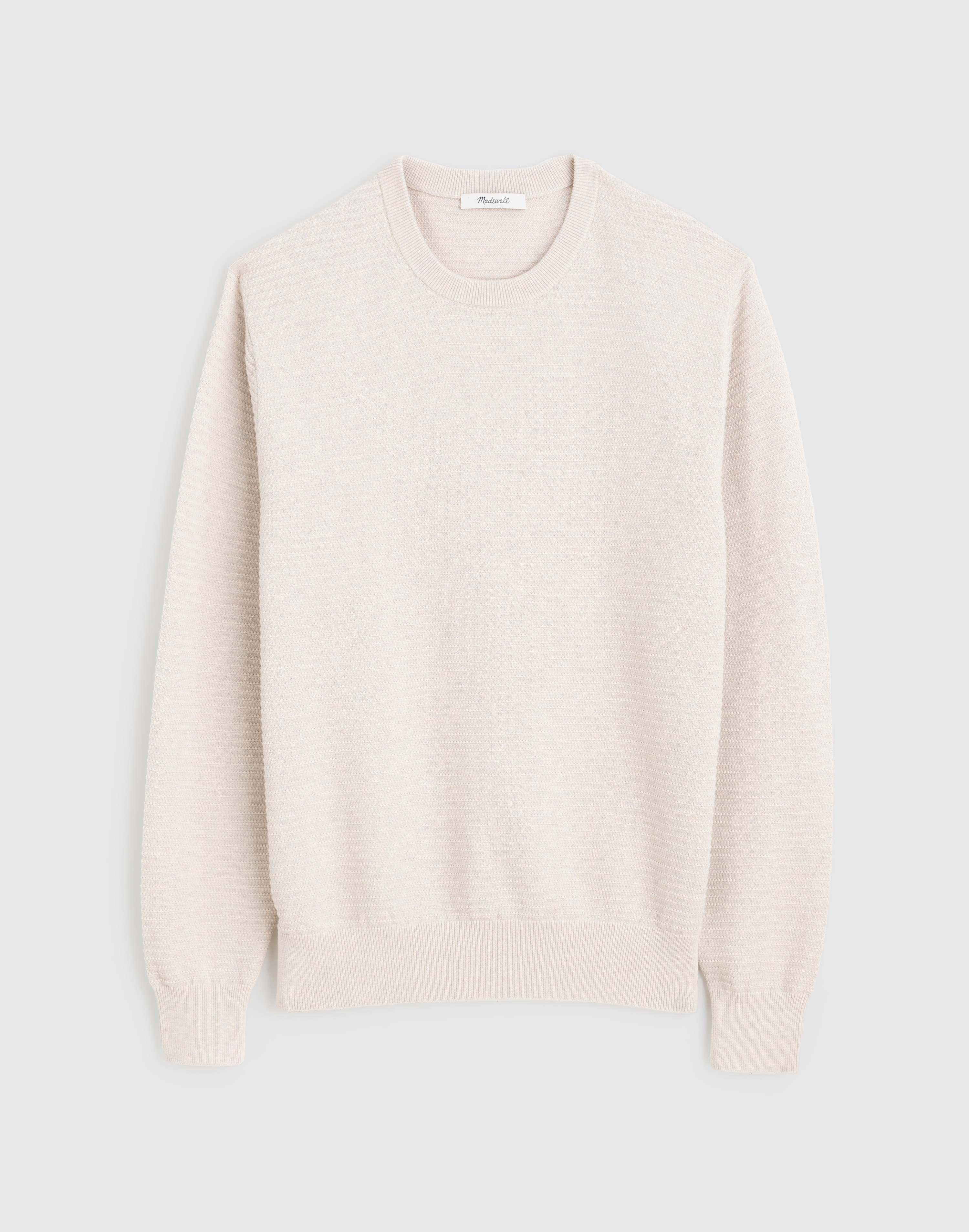 Ribbed Crewneck Sweater