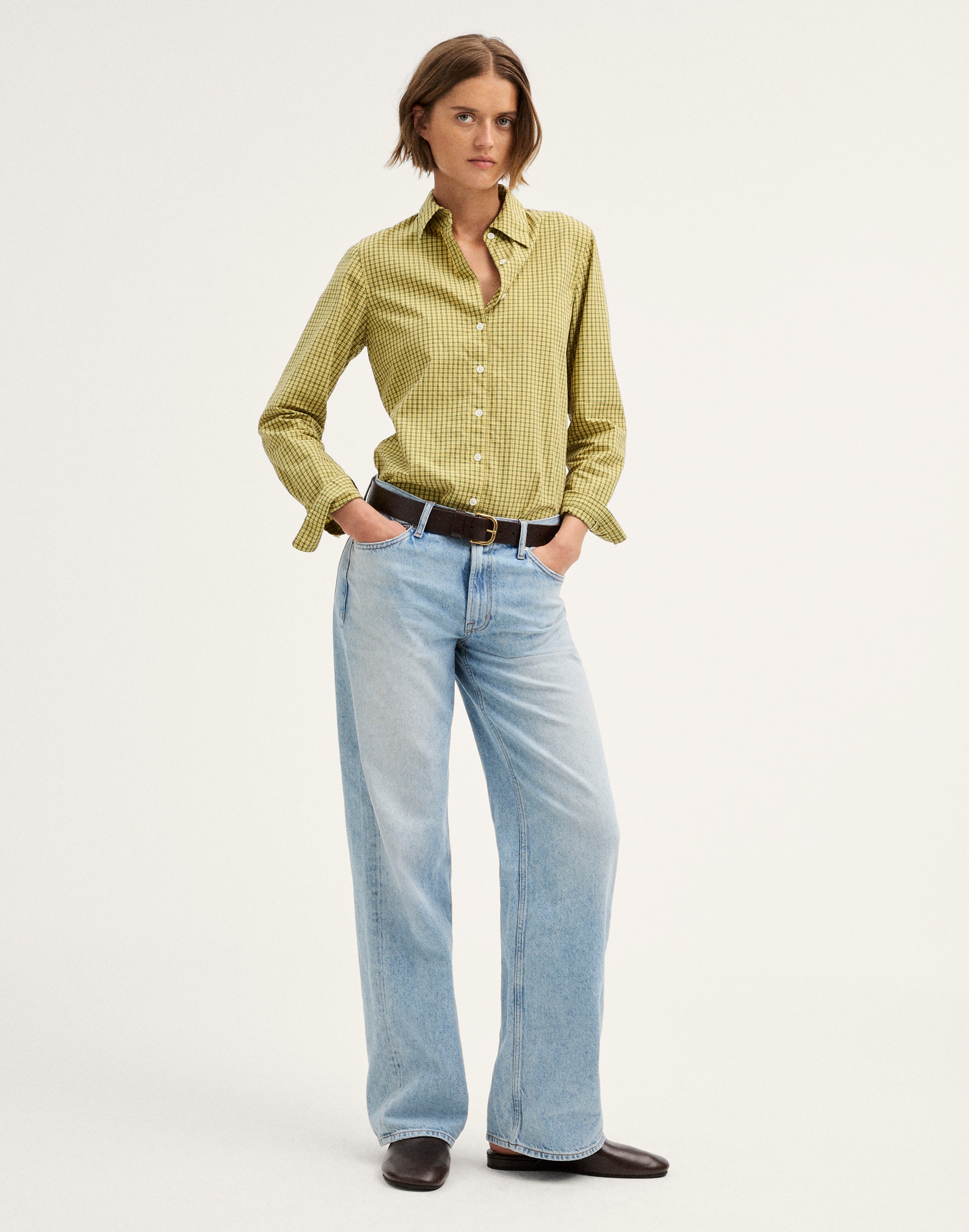 Shrunken Button-Up Shirt