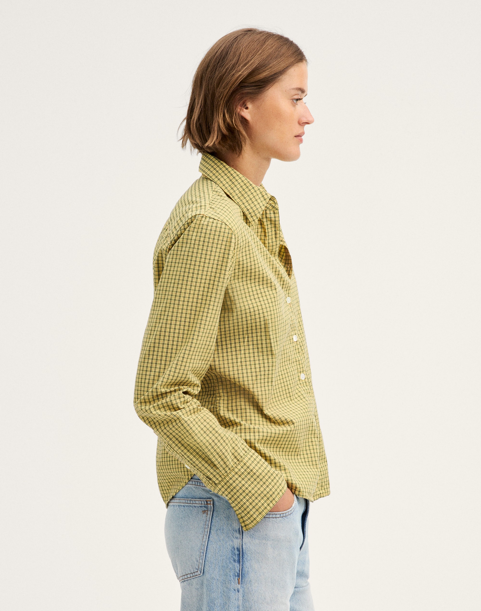Shrunken Button-Up Shirt