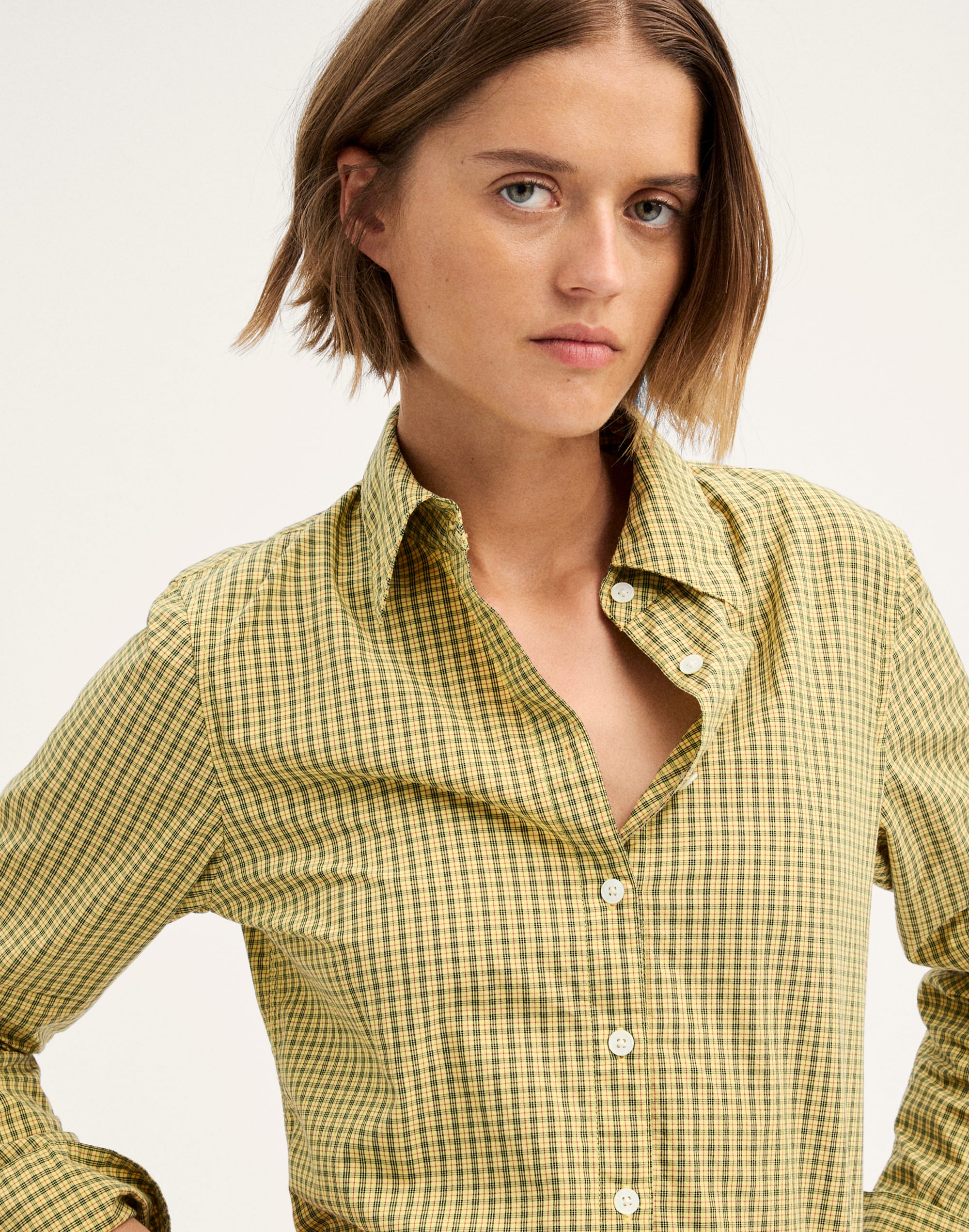 Shrunken Button-Up Shirt