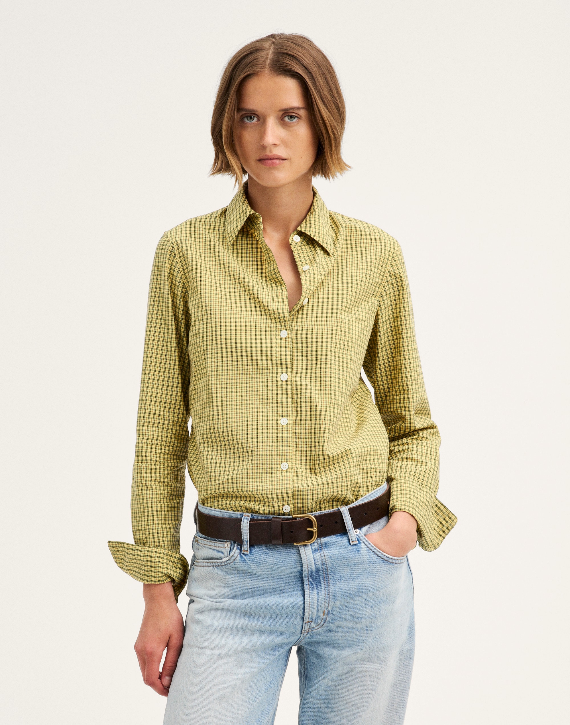 Shrunken Button-Up Shirt