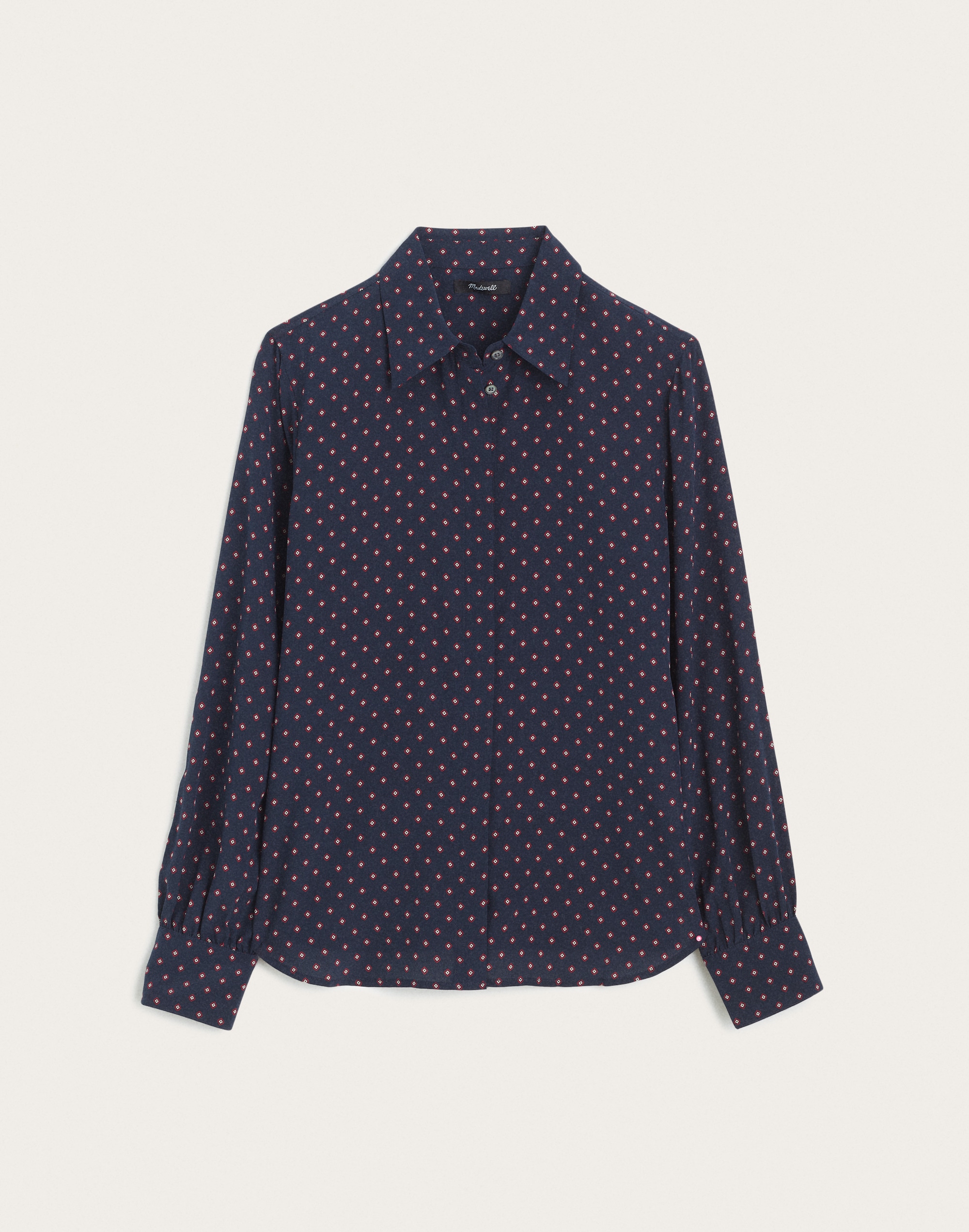 Silk Button-Up Shirt