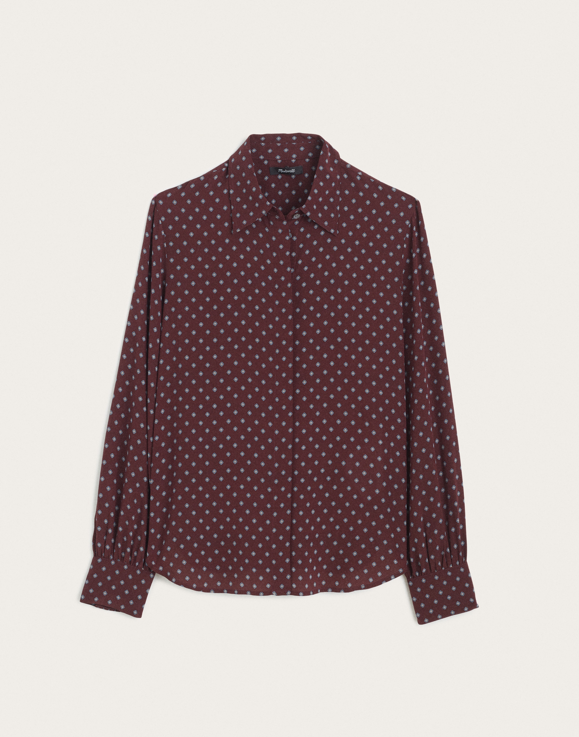 Silk Button-Up Shirt
