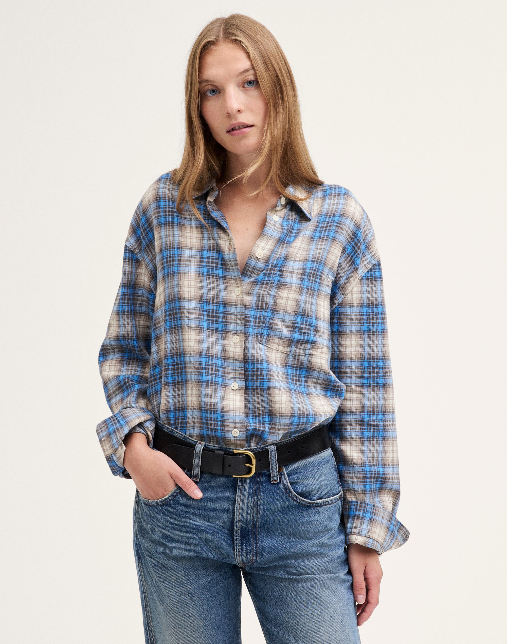 Madewell The Easy Shirt In Pattern