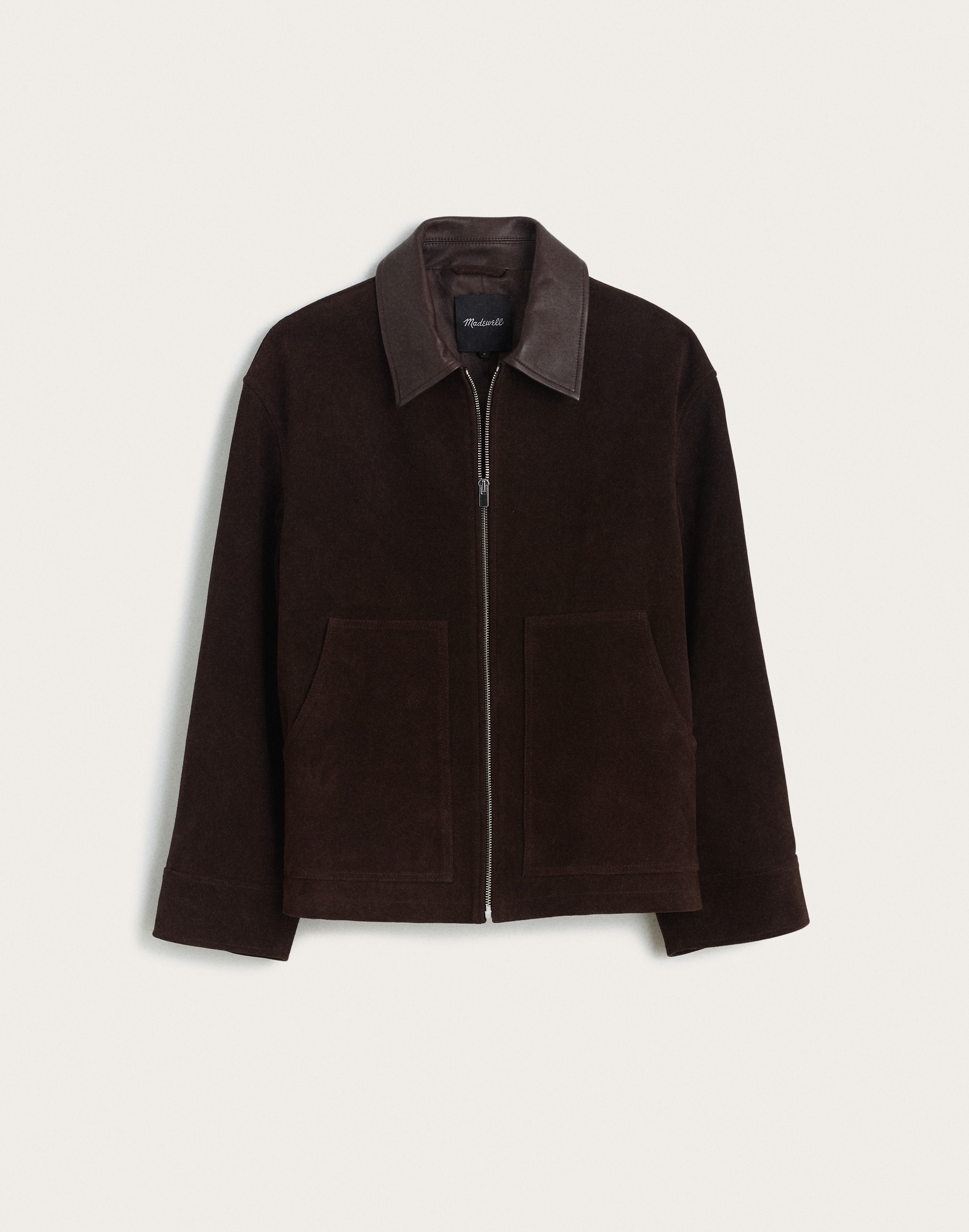 Patch-Pocket Jacket in Suede