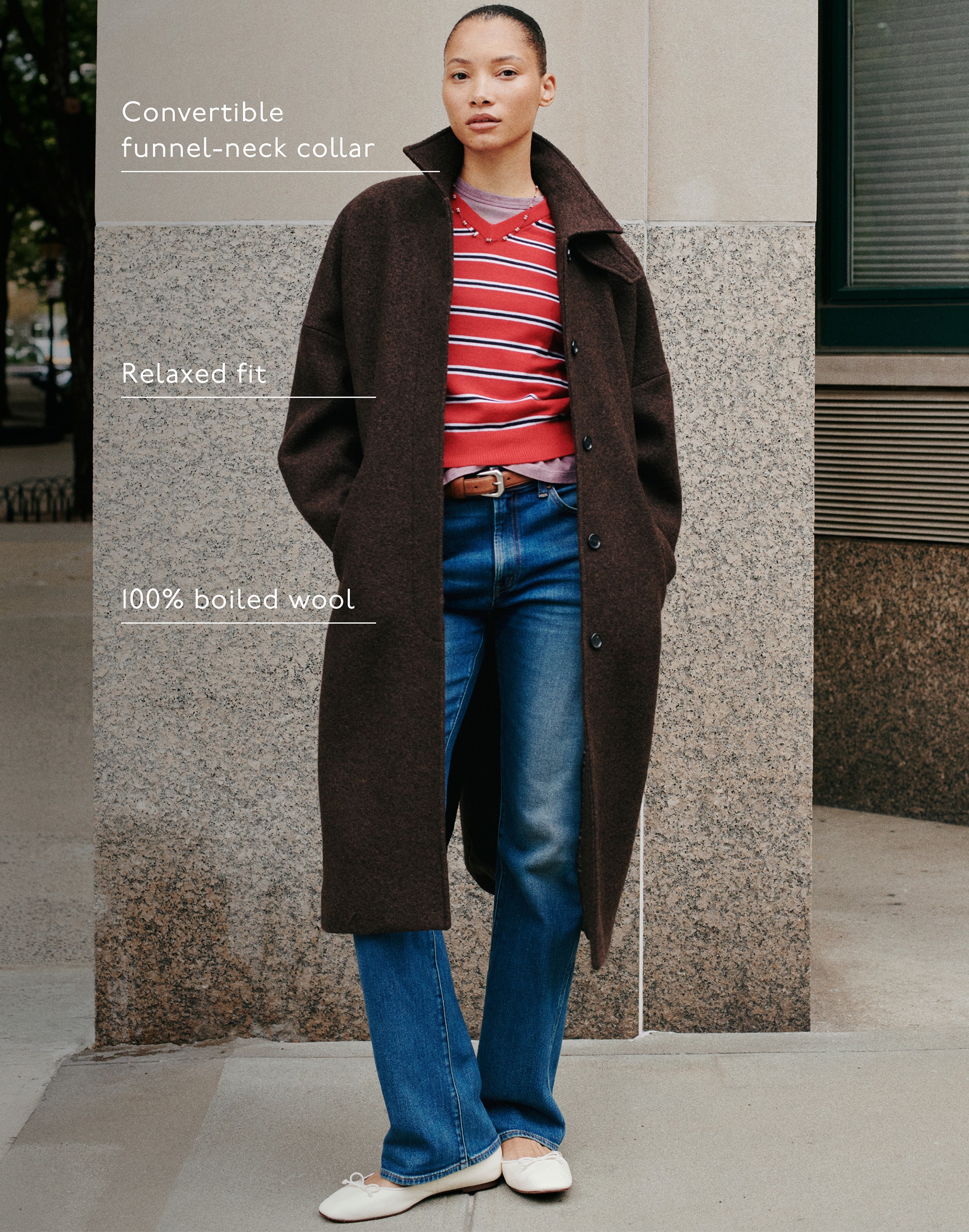 The Simone Cocoon Coat