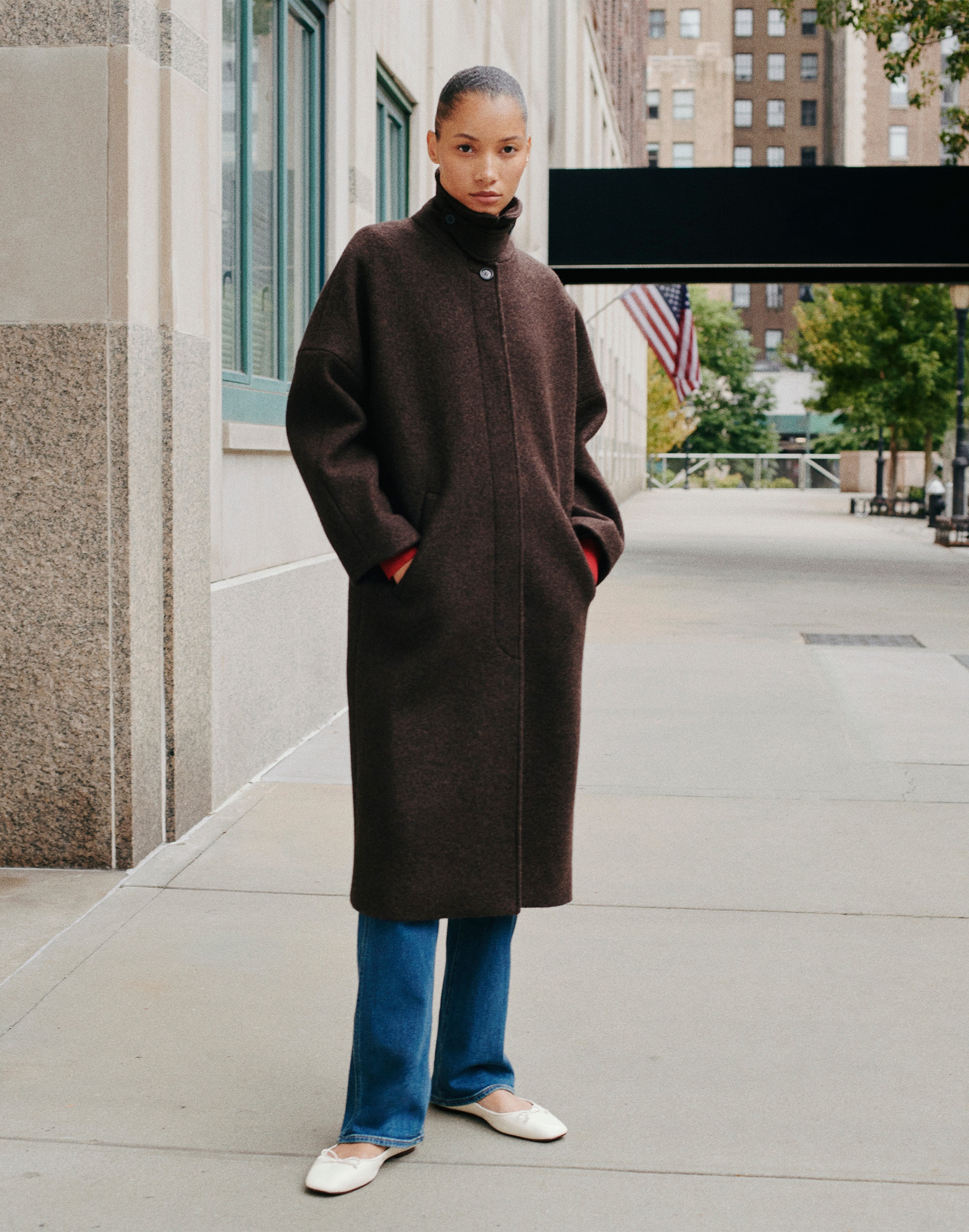The Simone Cocoon Coat