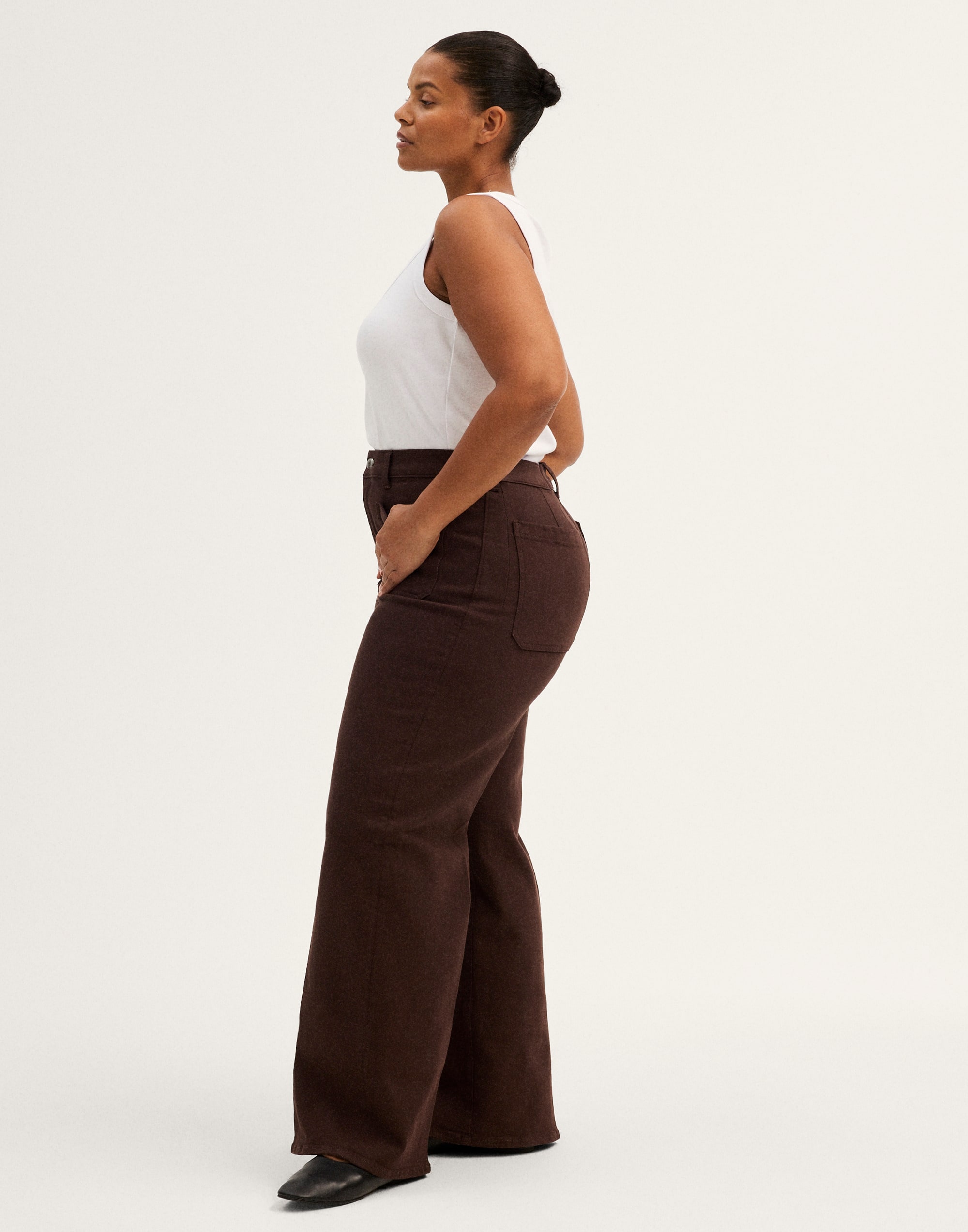 The Plus Emmy Wide-Leg Pant