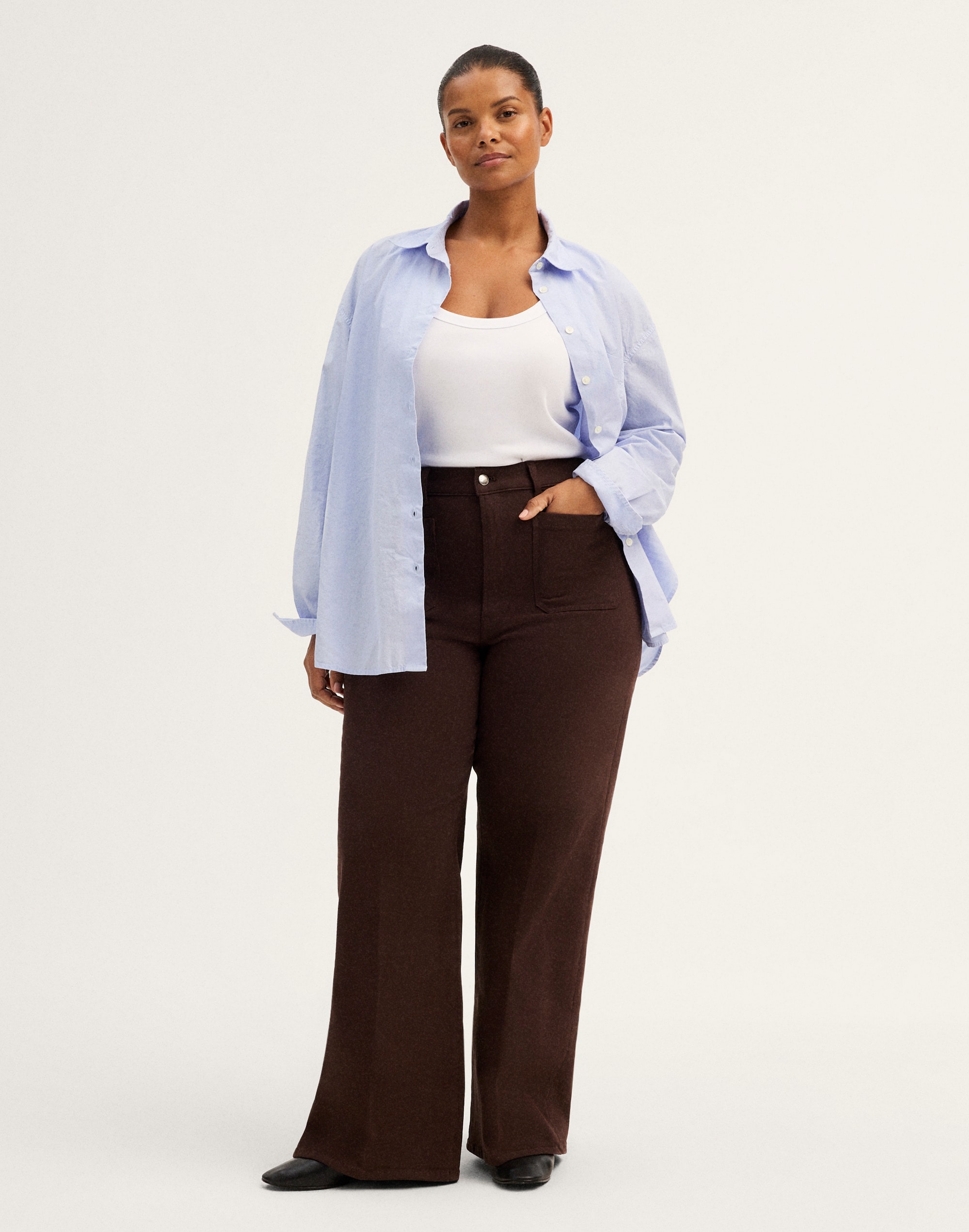 The Plus Emmy Wide-Leg Pant