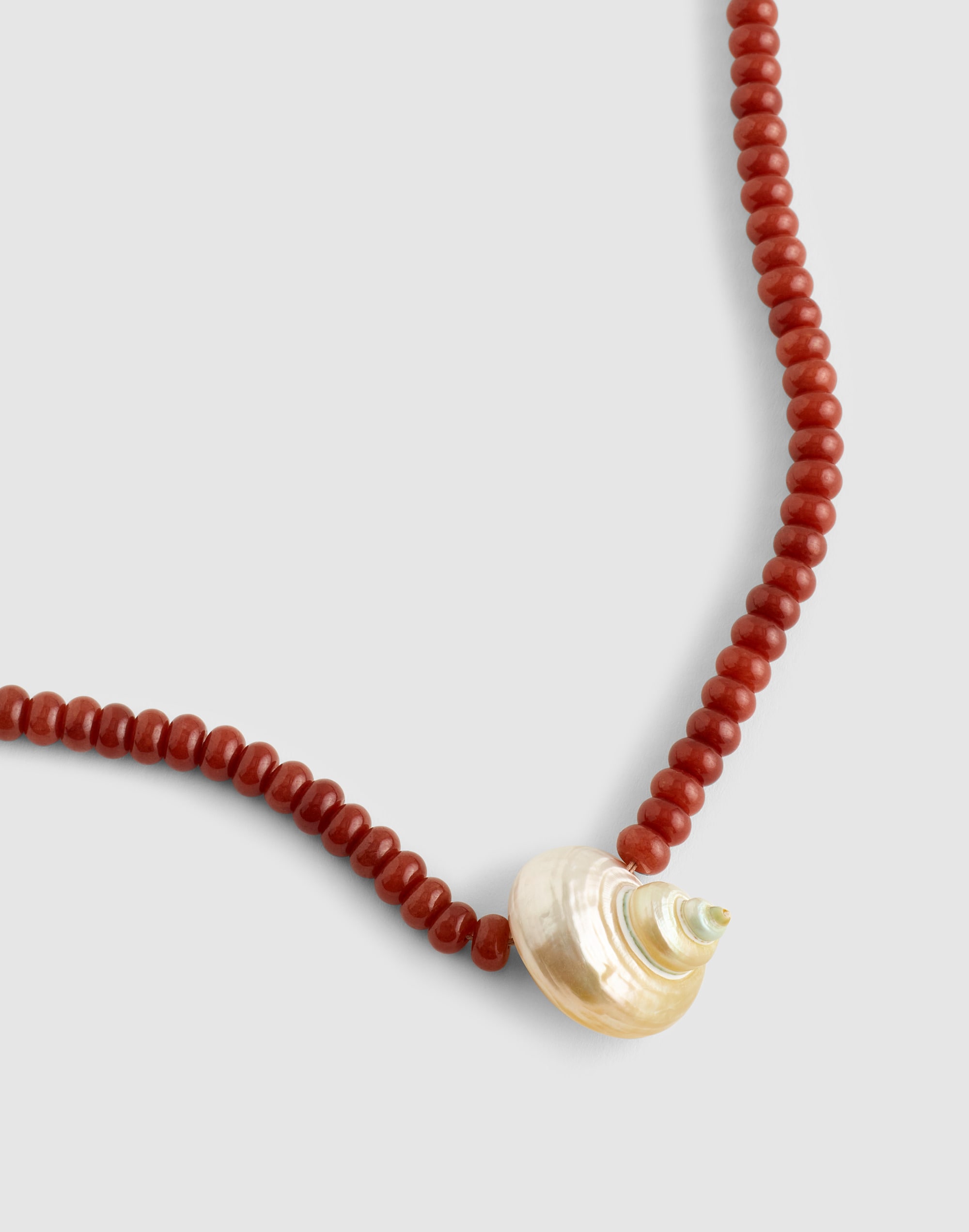 Shell Beaded Choker Necklace