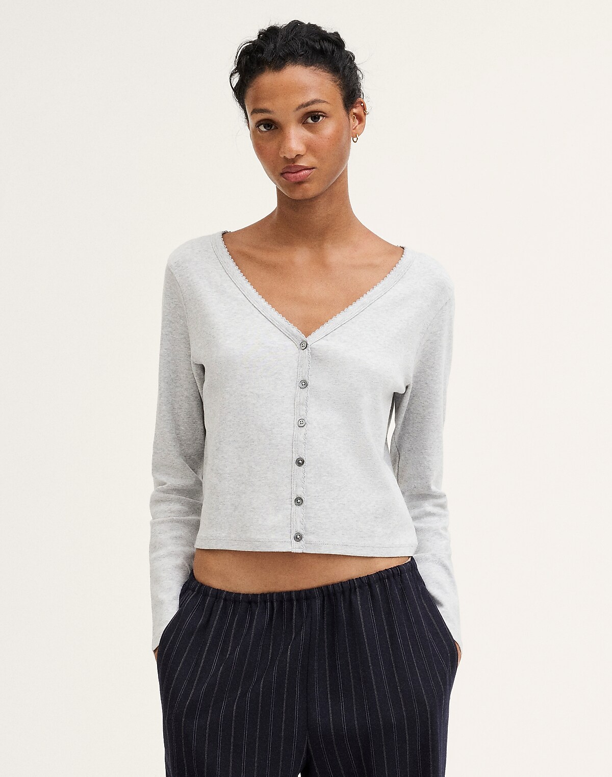 The '90s Cardigan in Compact Cotton
