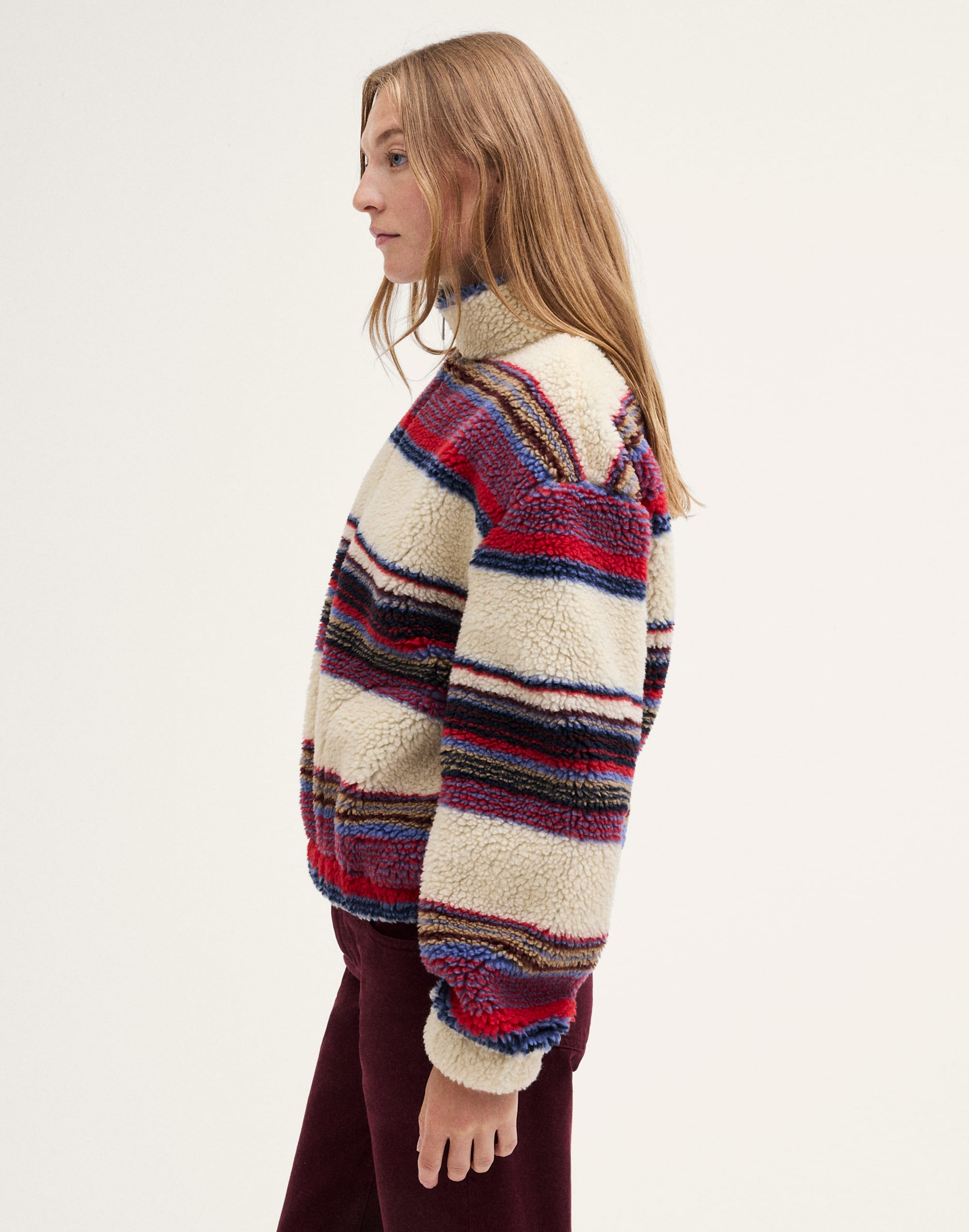 Half-Zip Jacket in Apr&egrave;s Fleece