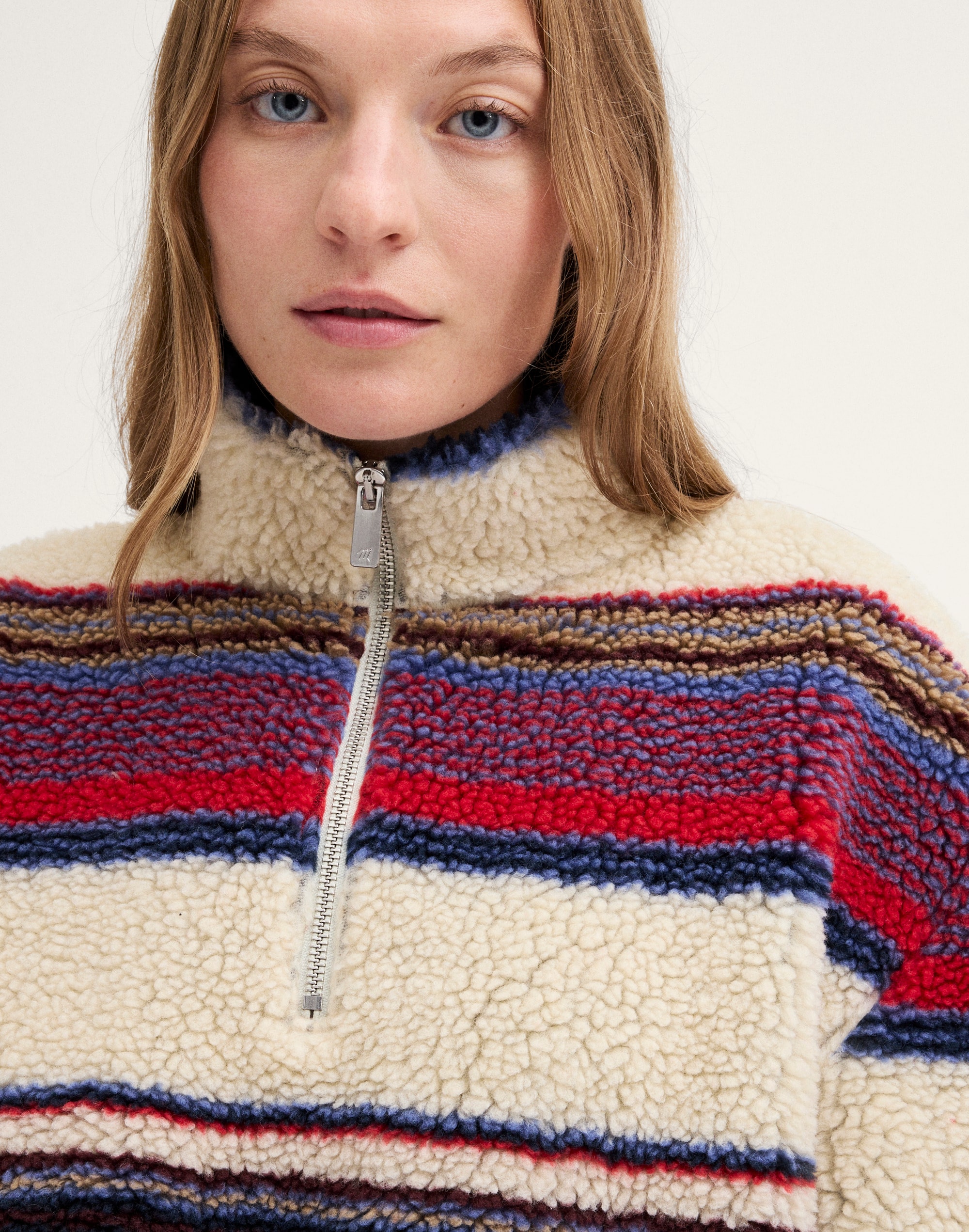 Half-Zip Jacket in Apr&egrave;s Fleece