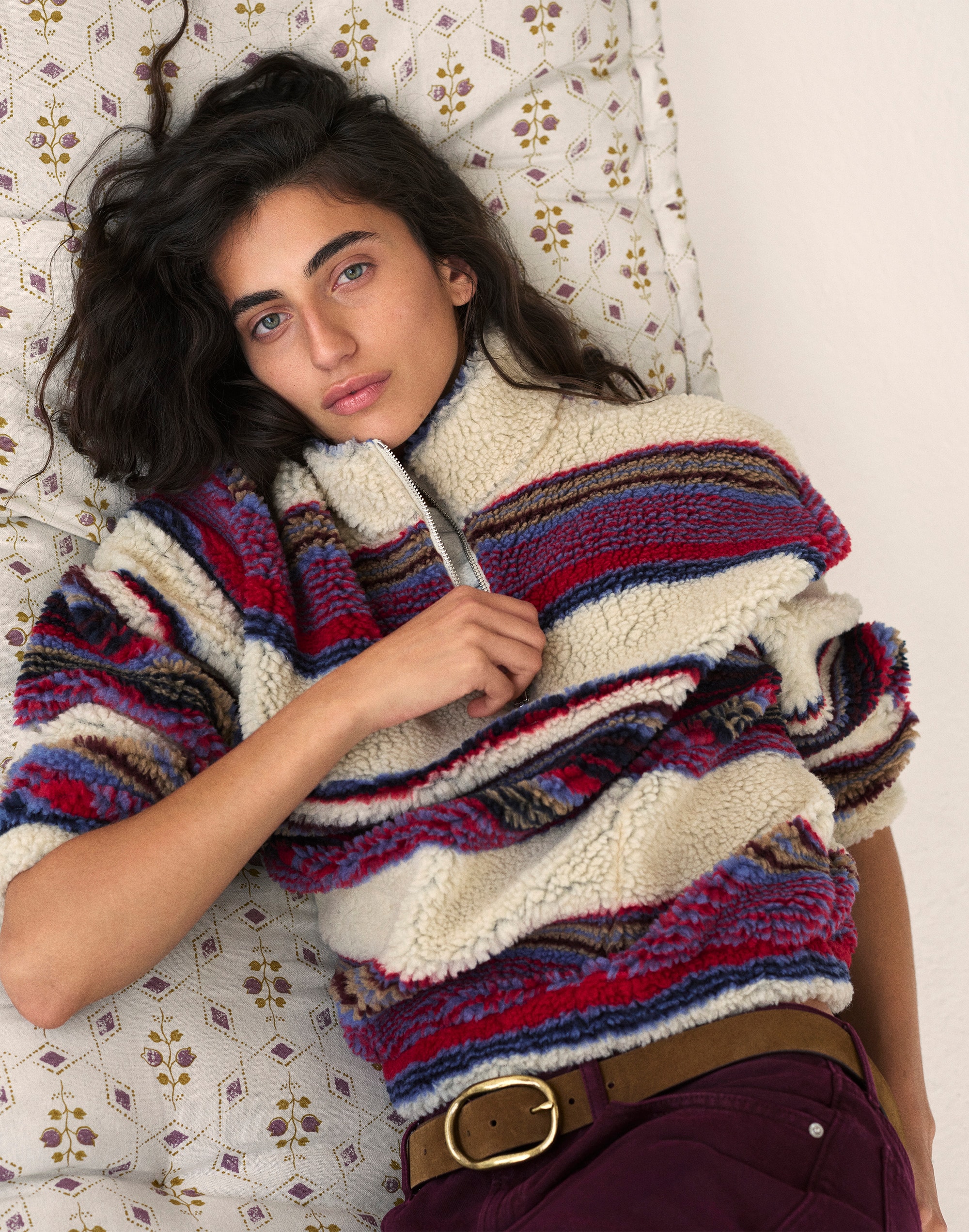 Half-Zip Jacket in Apr&egrave;s Fleece