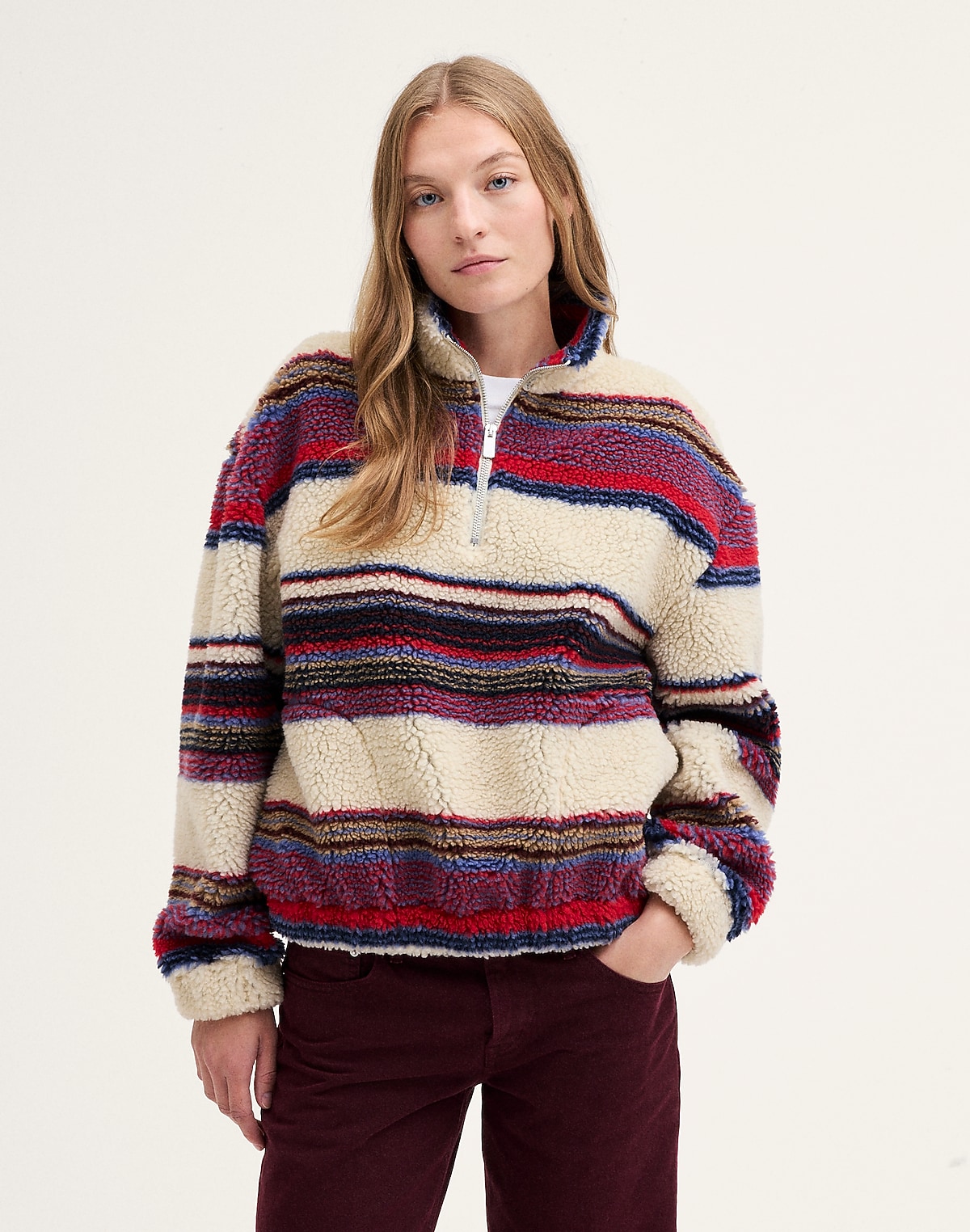 Half-Zip Jacket in Après Fleece