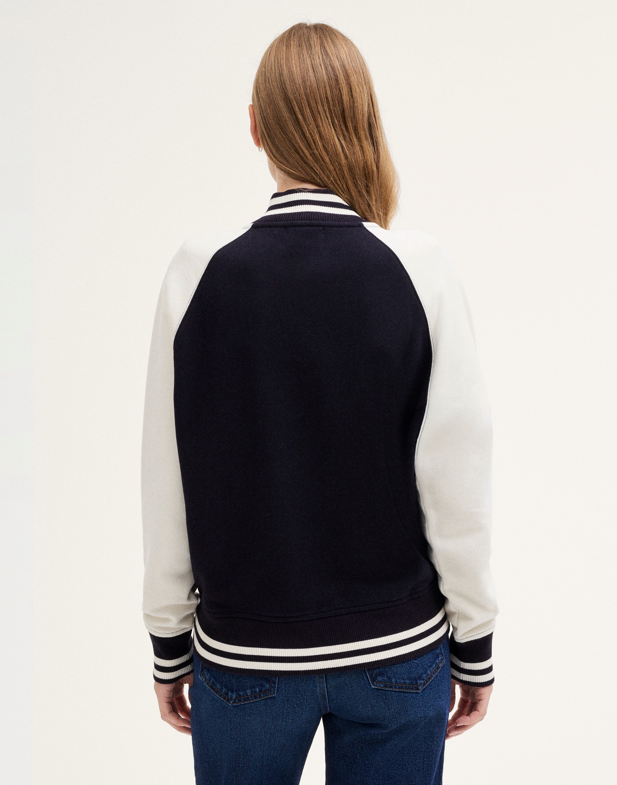 McCarren Zip-Up Varsity Jacket