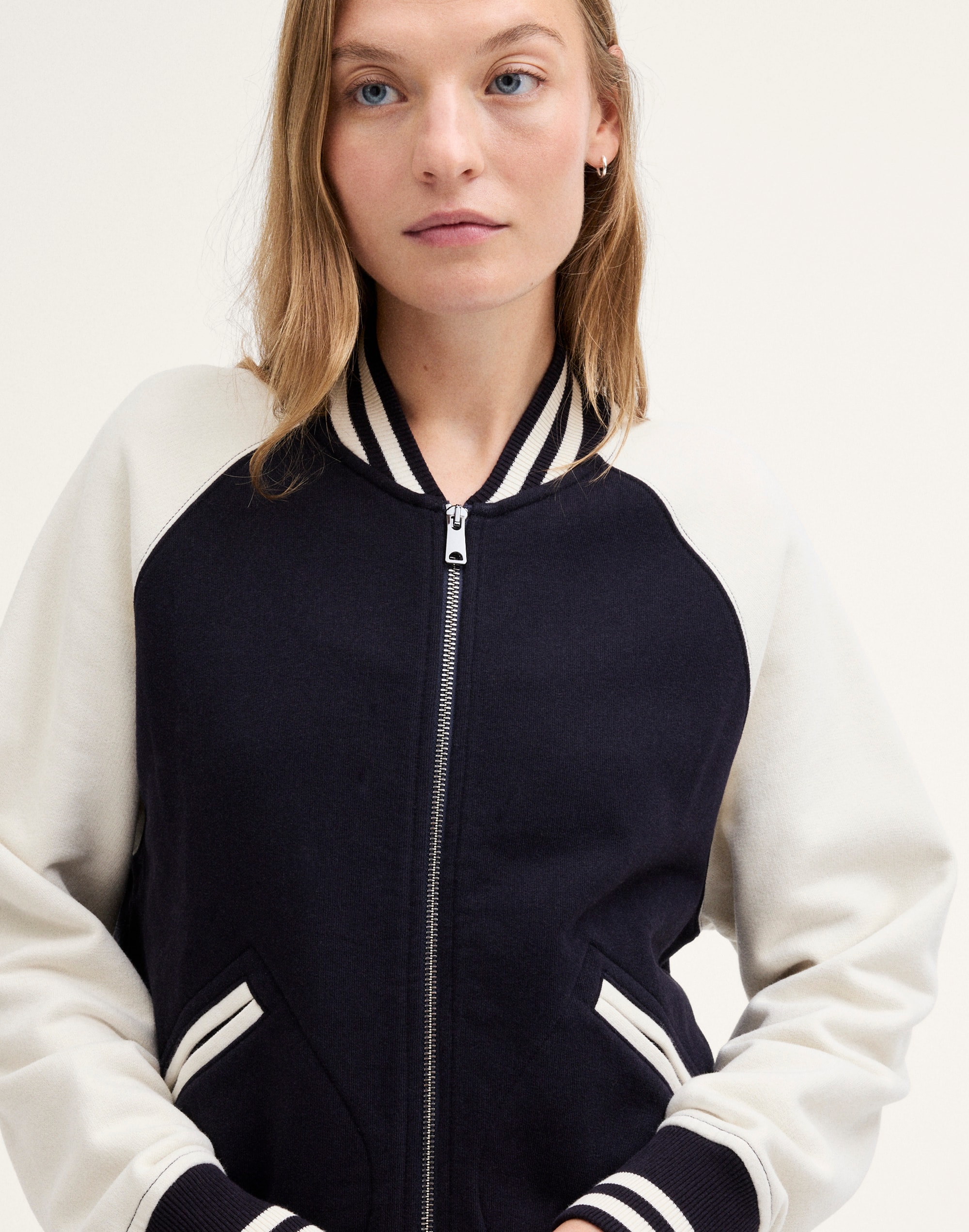 McCarren Zip-Up Varsity Jacket