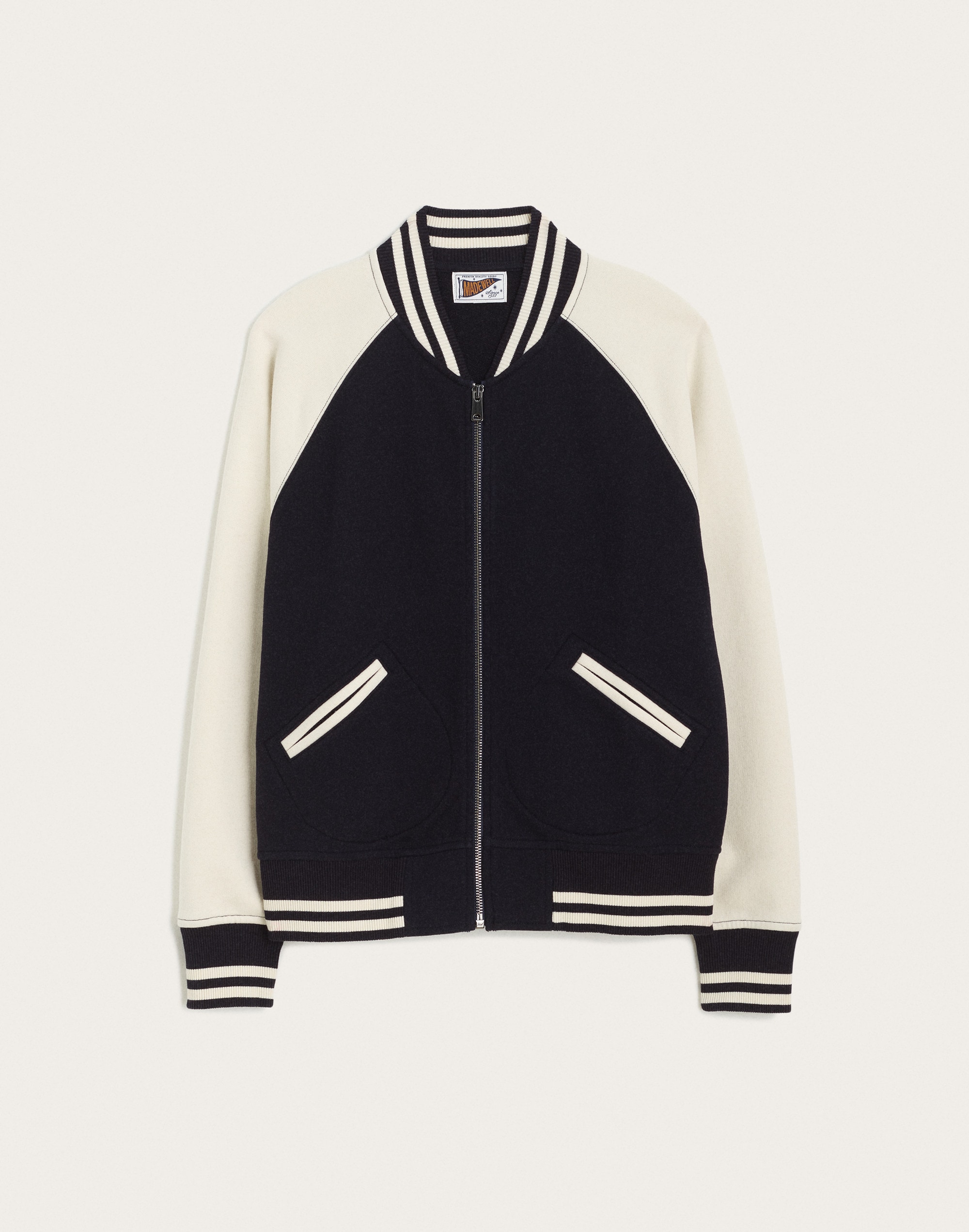 McCarren Zip-Up Varsity Jacket