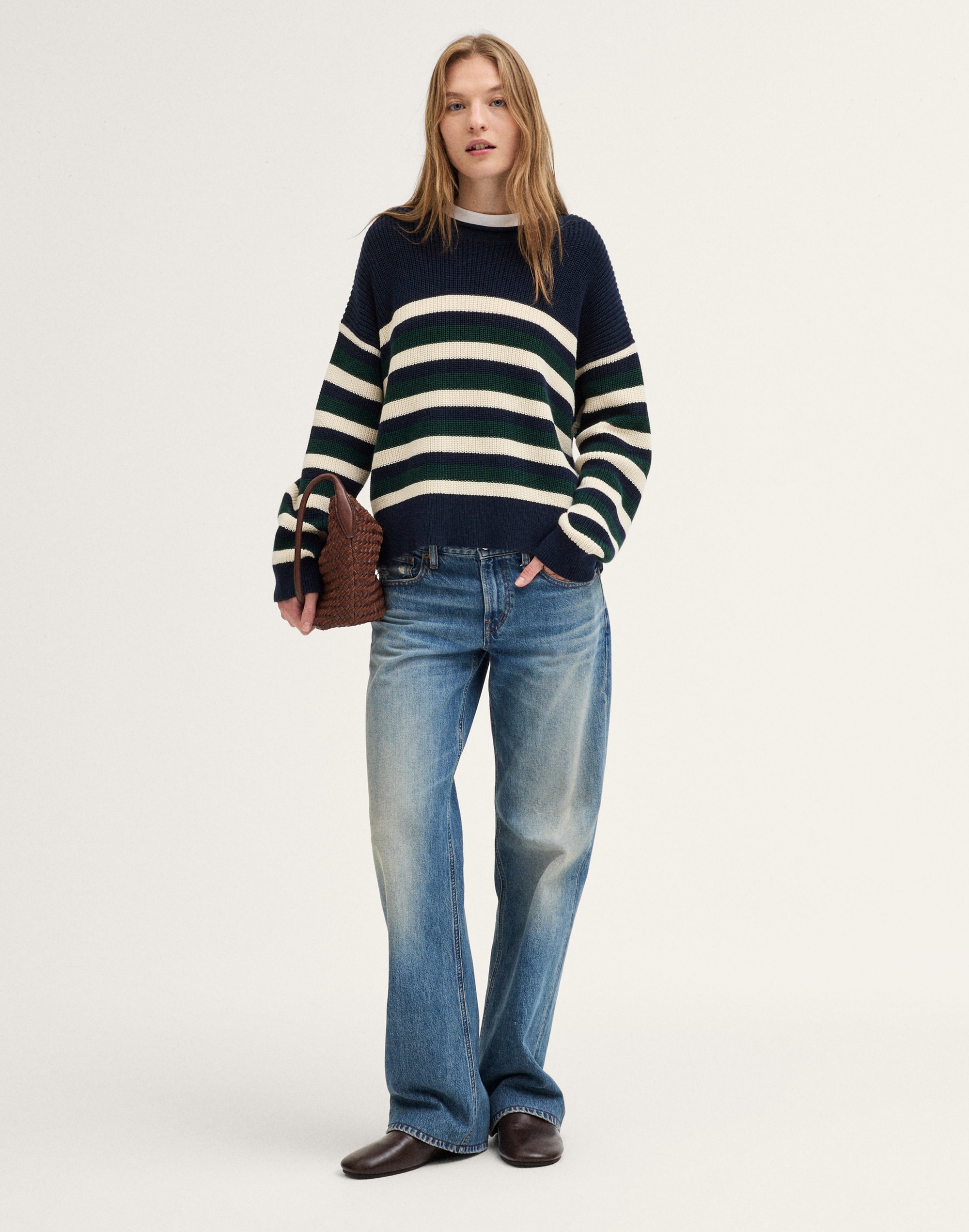 The Arden Crewneck Sweater in 100% Cotton