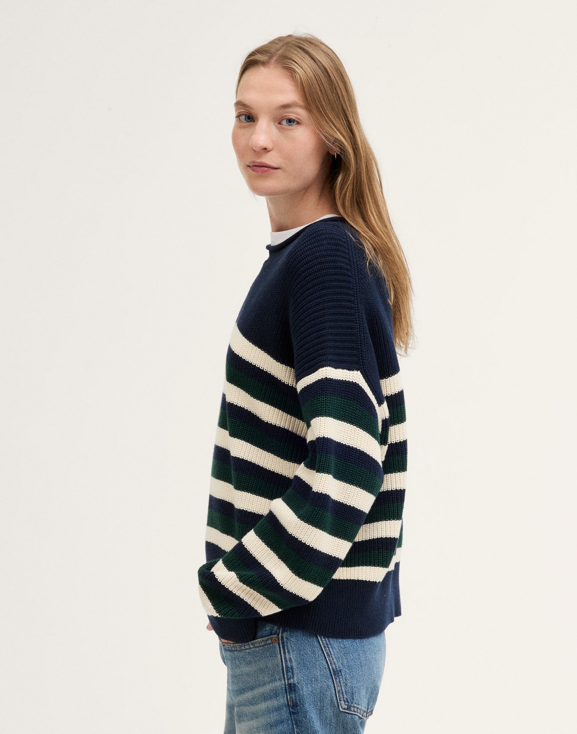 The Arden Crewneck Sweater in 100% Cotton