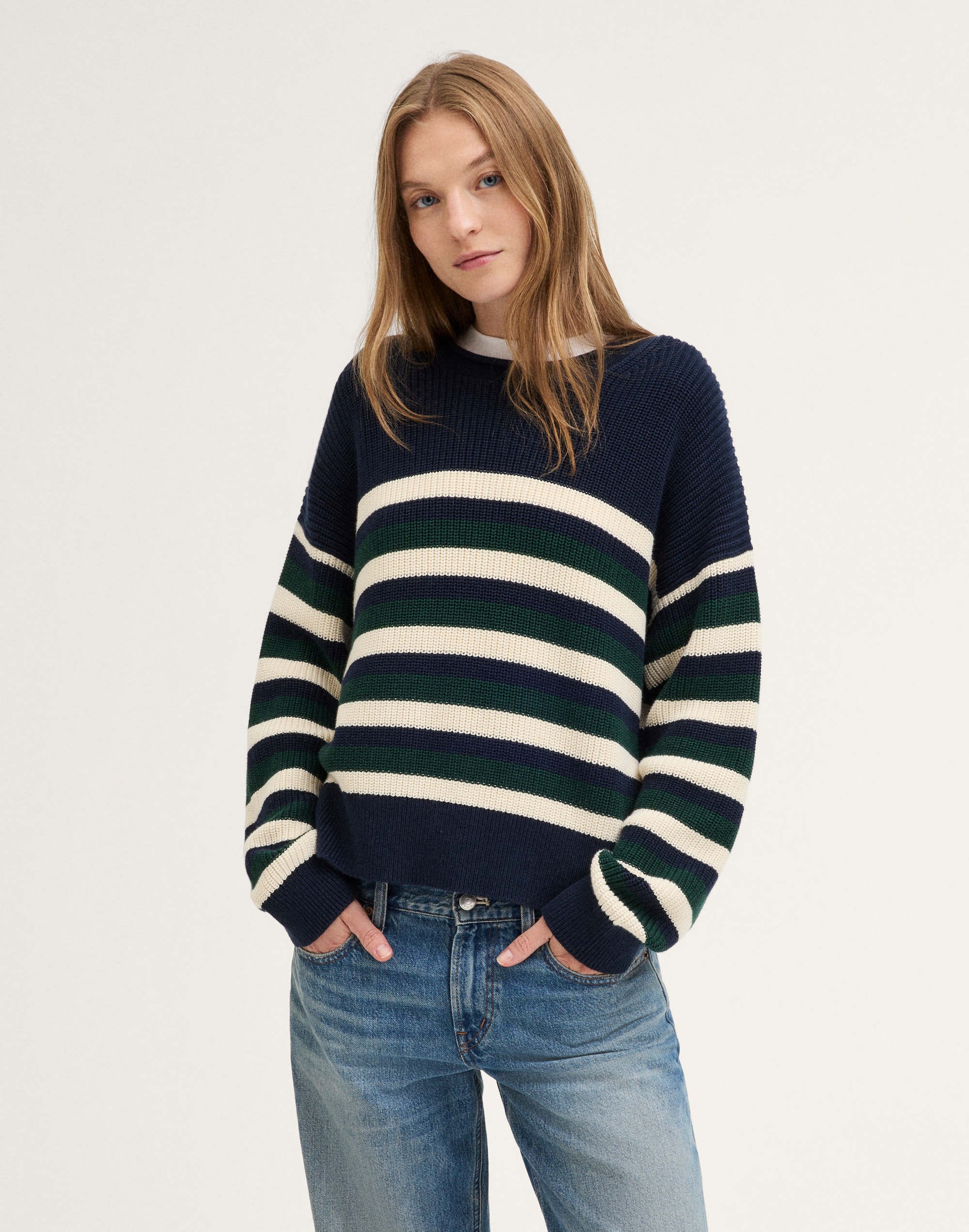 The Arden Crewneck Sweater in 100% Cotton