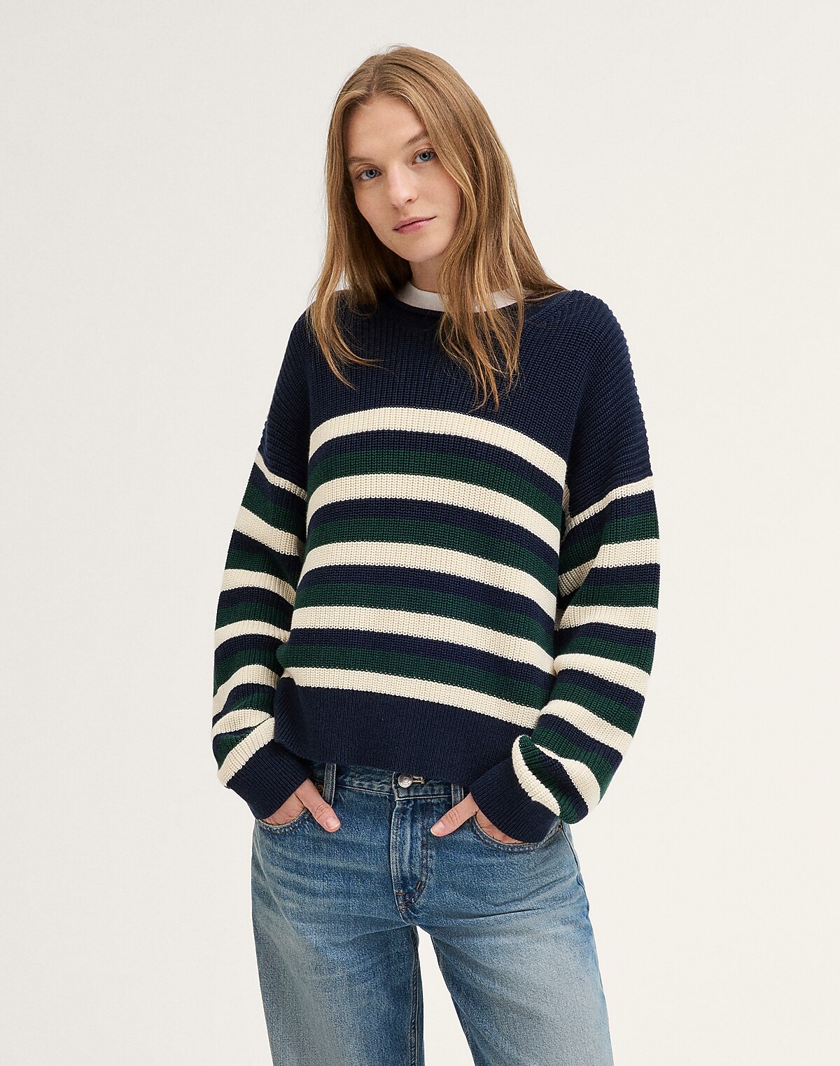 The Arden Crewneck Sweater in 100% Cotton