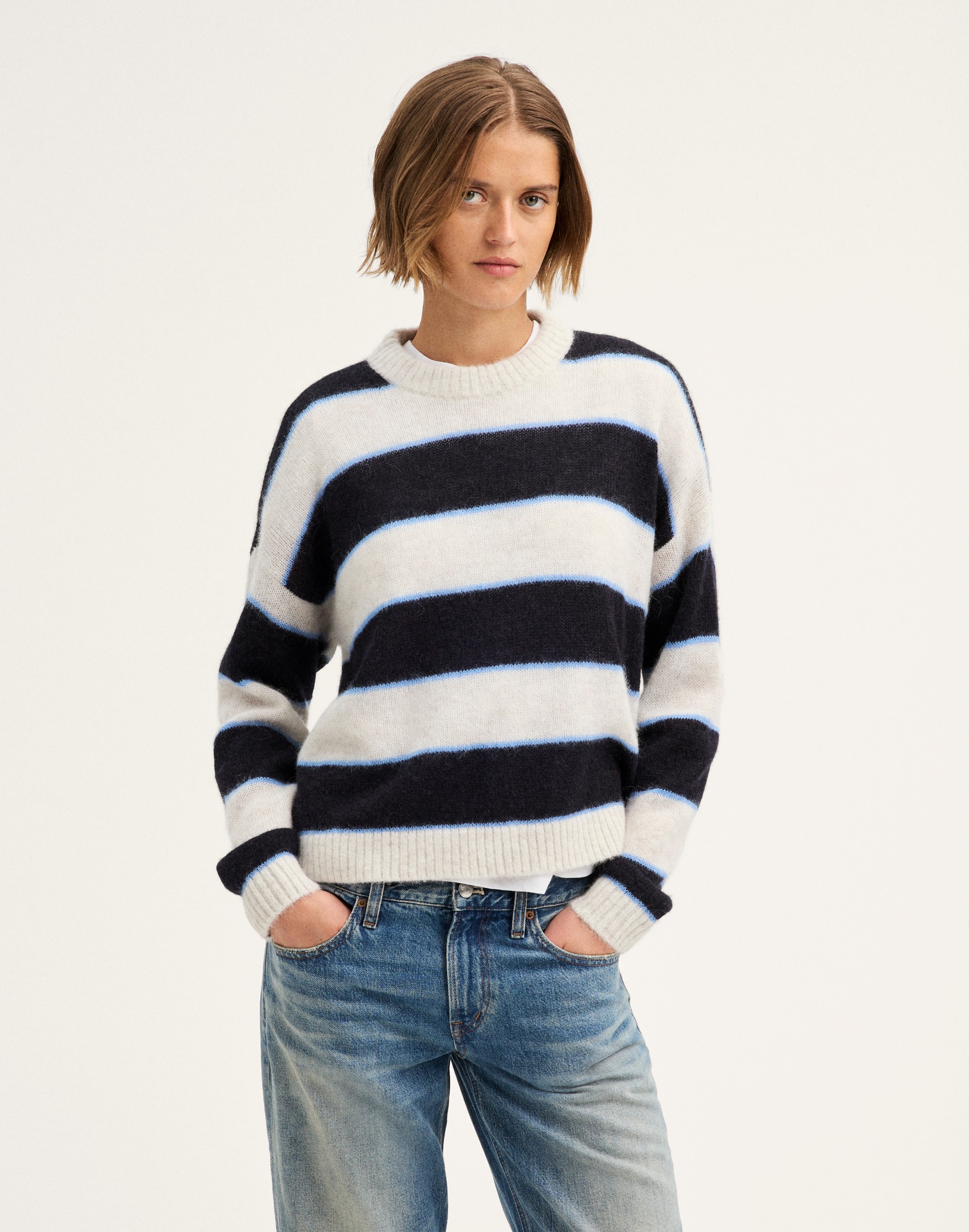 the holland sweater in alpaca blend