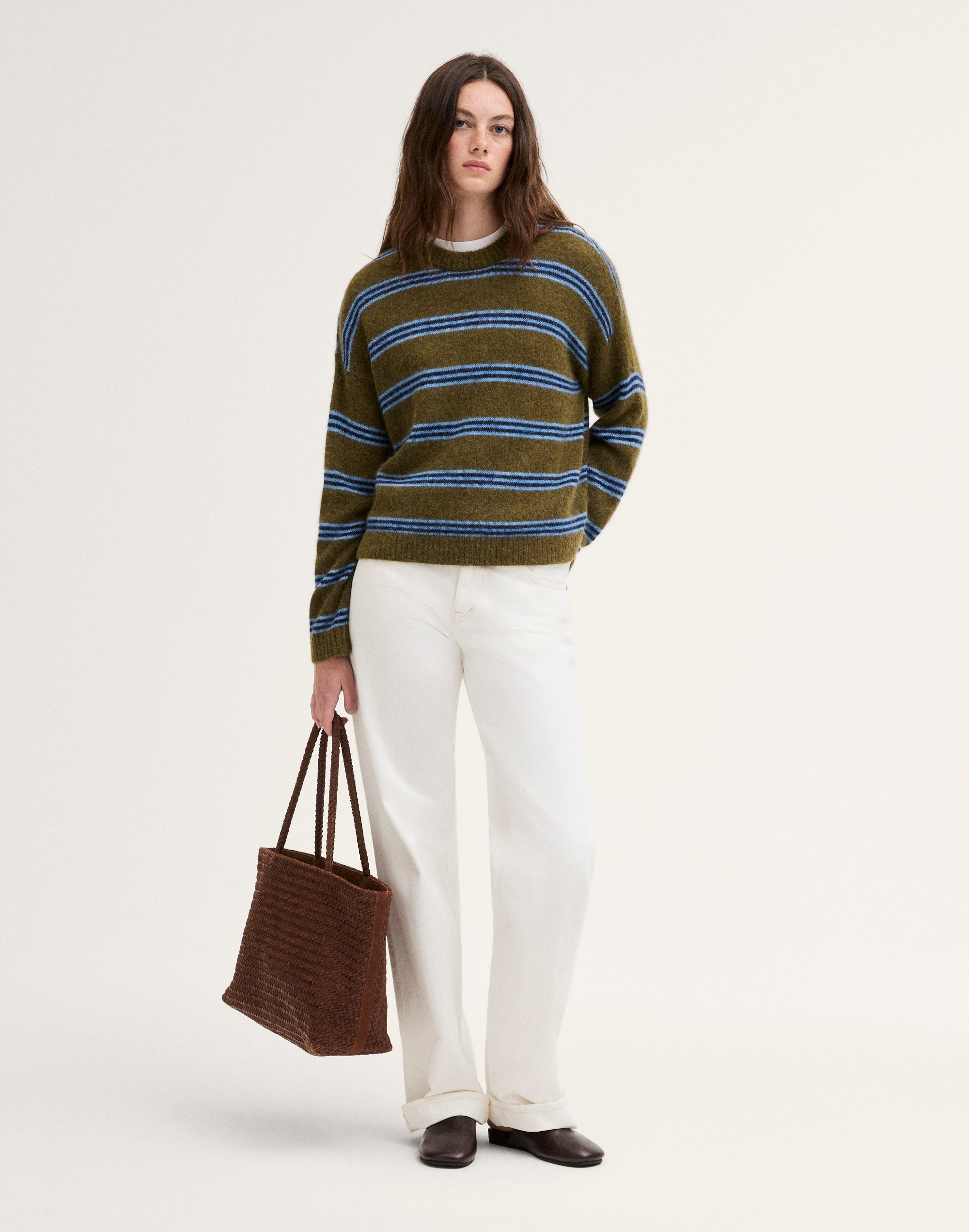 Crewneck Sweater in Alpaca Blend