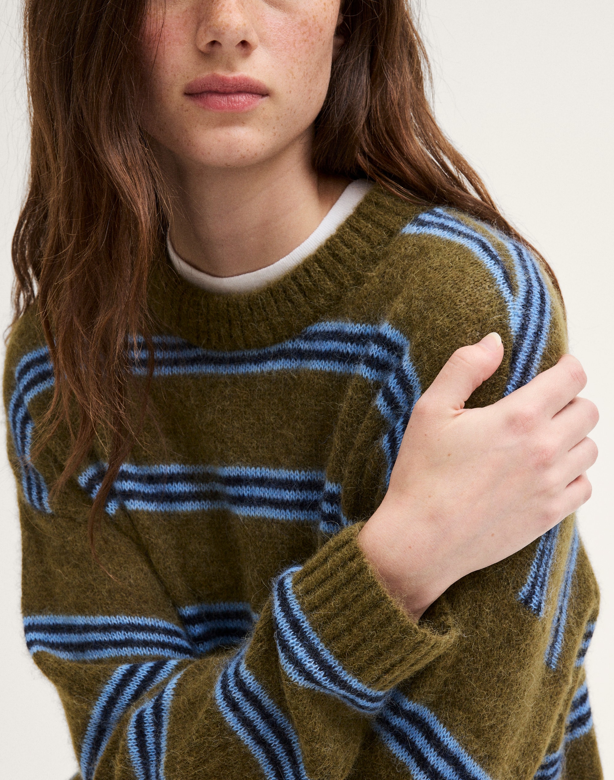 Crewneck Sweater in Alpaca Blend