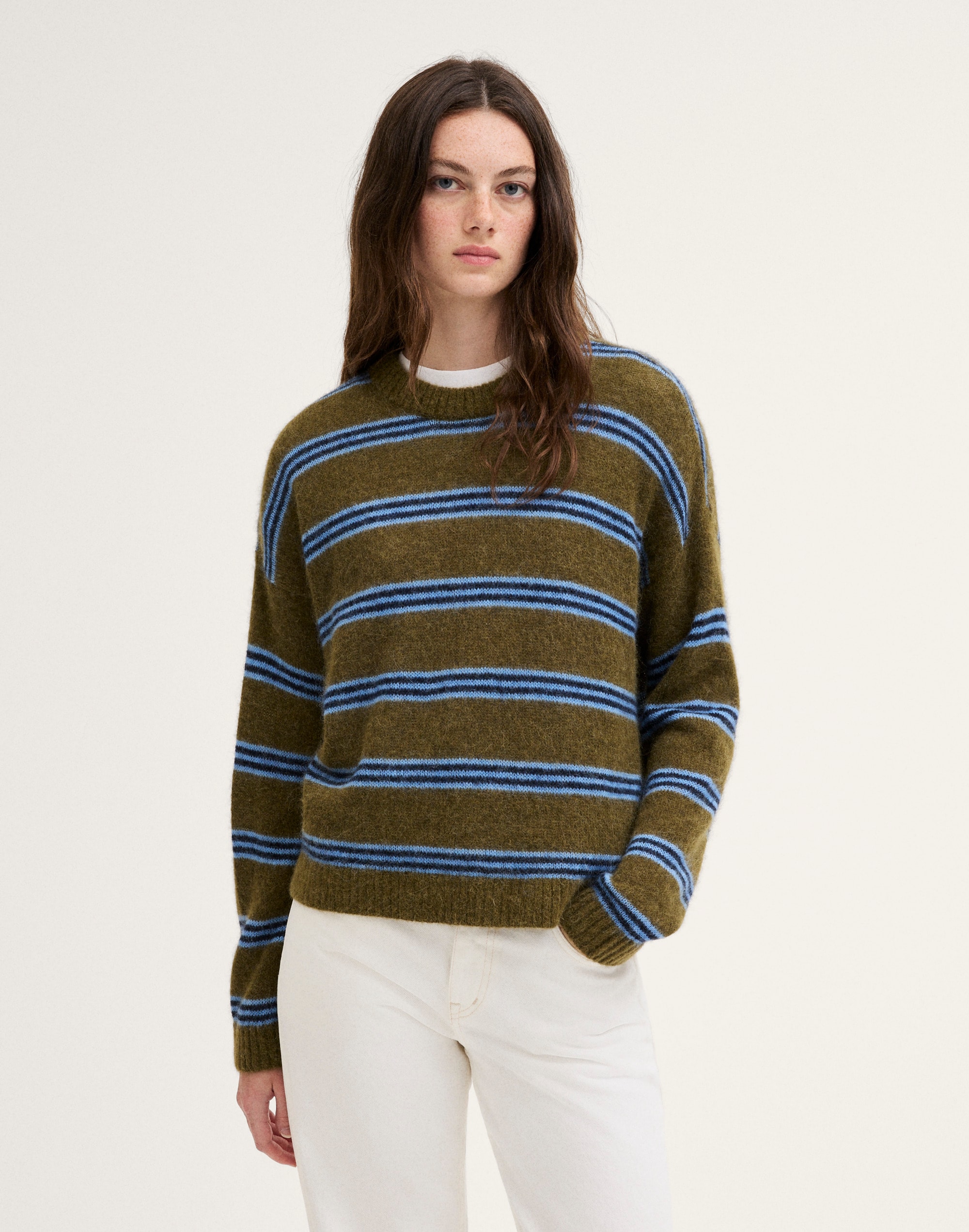 Crewneck Sweater in Alpaca Blend