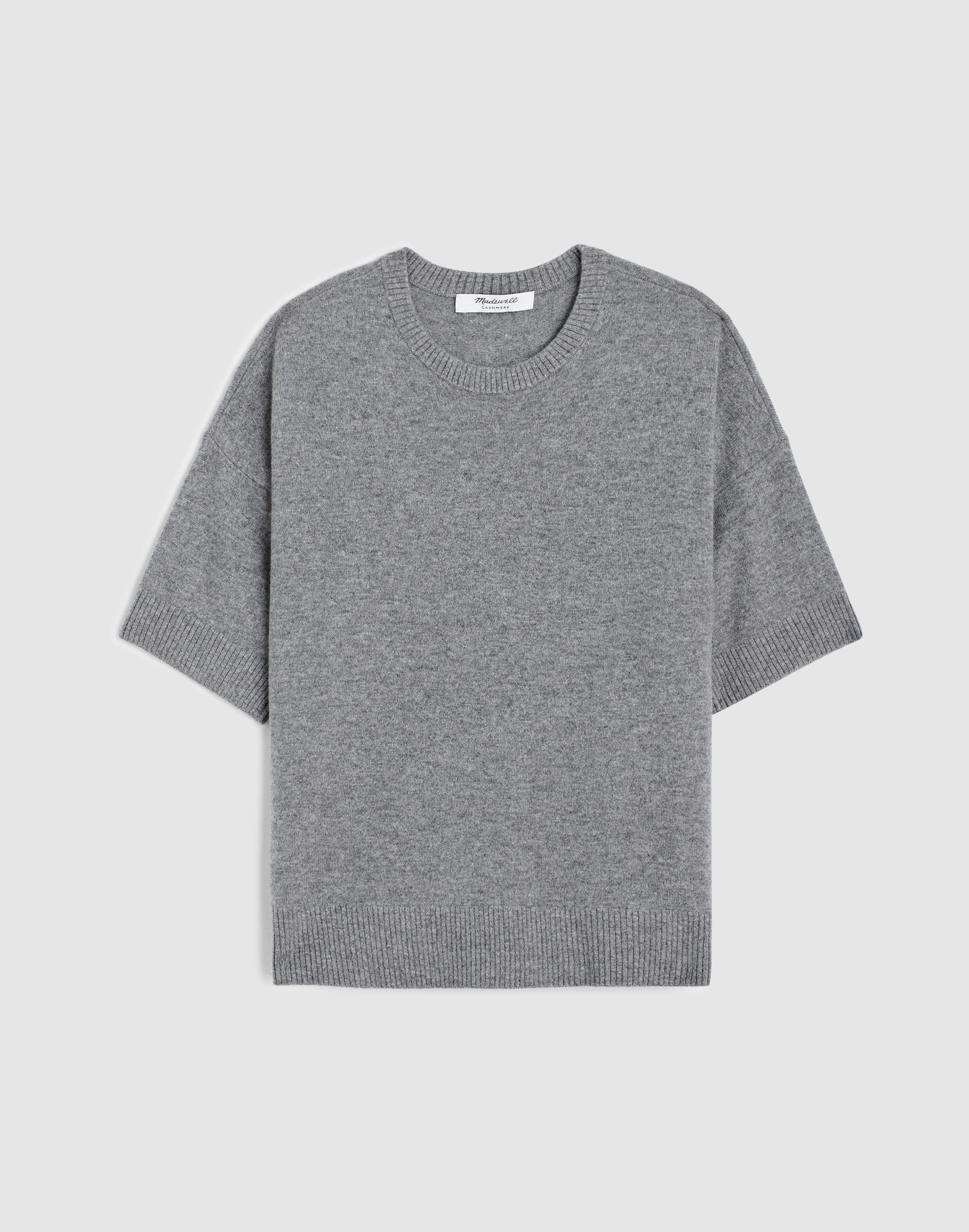 Relaxed Sweater Tee in 100% Cashmere