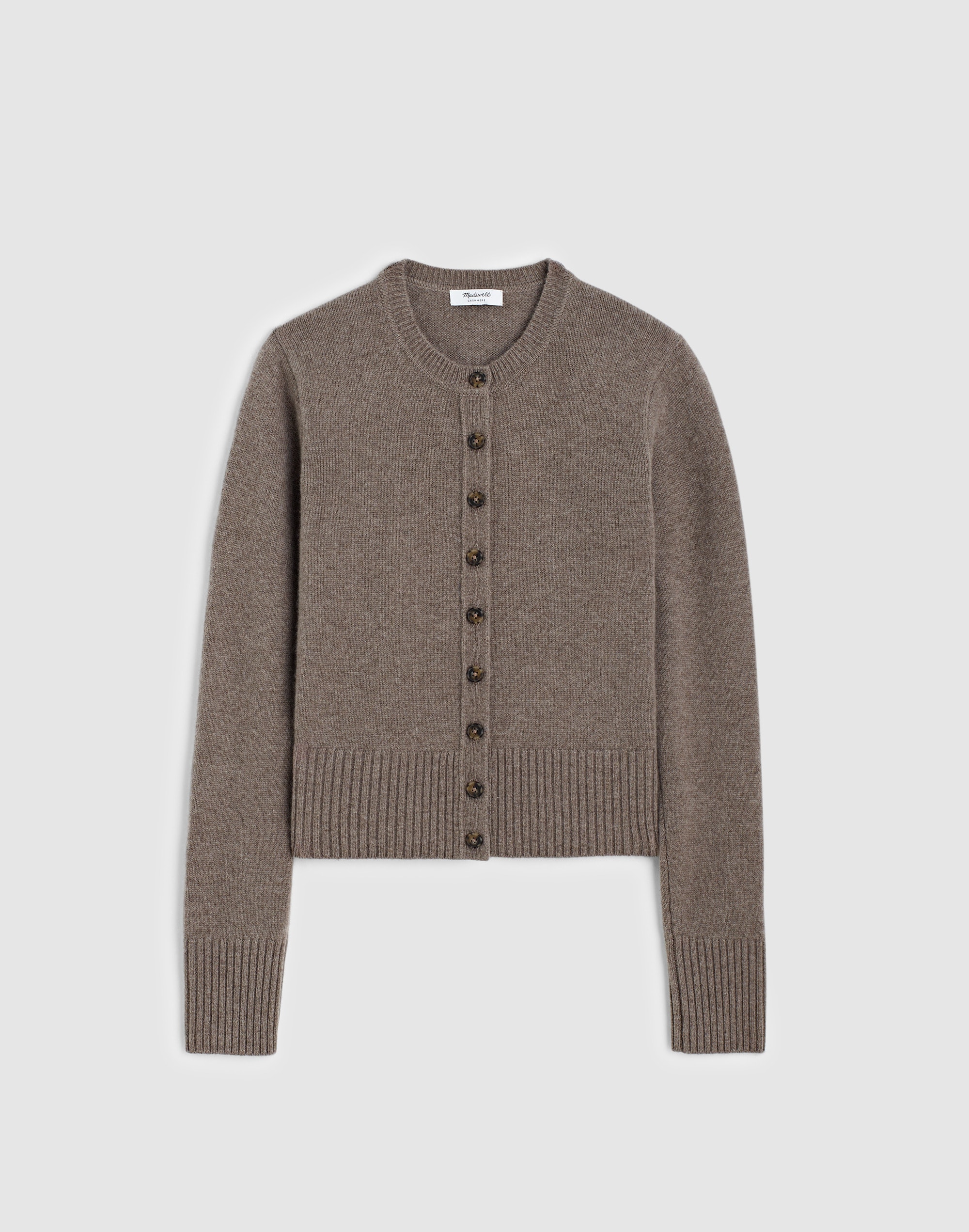 Crewneck Cardigan in 100% Cashmere