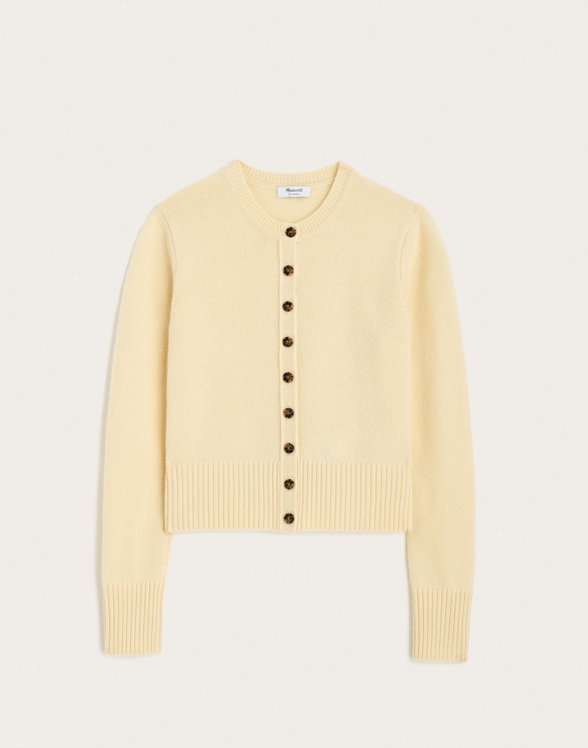 Crewneck Cardigan in 100% Cashmere
