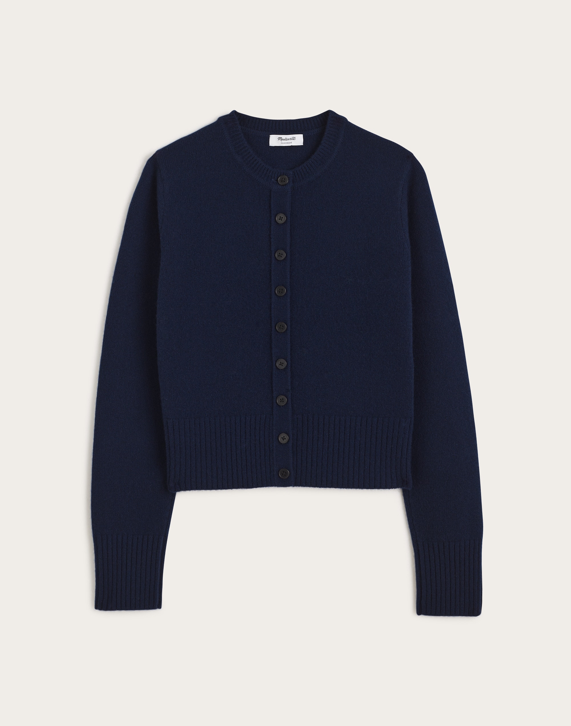 Crewneck Cardigan in 100% Cashmere Alternate Image 6