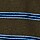 OLIVE AND BLUE MULTI STRIPE