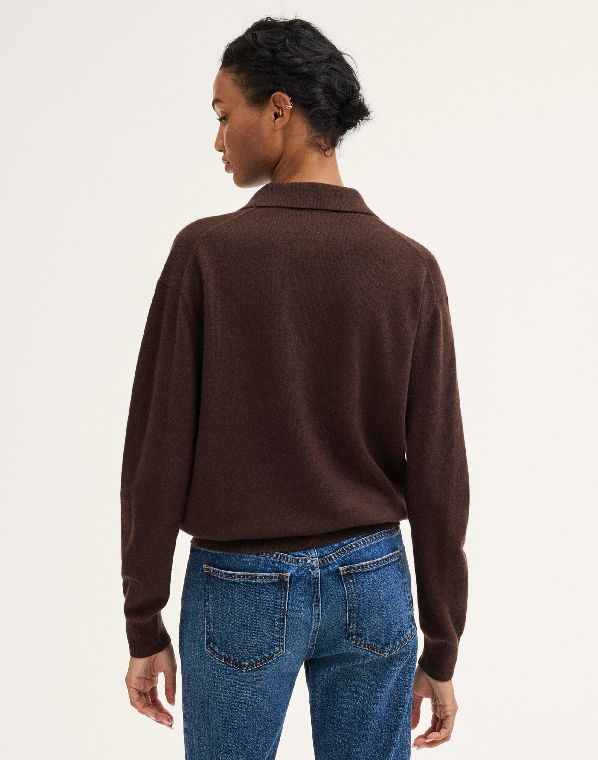 Polo Sweater in SoftWool