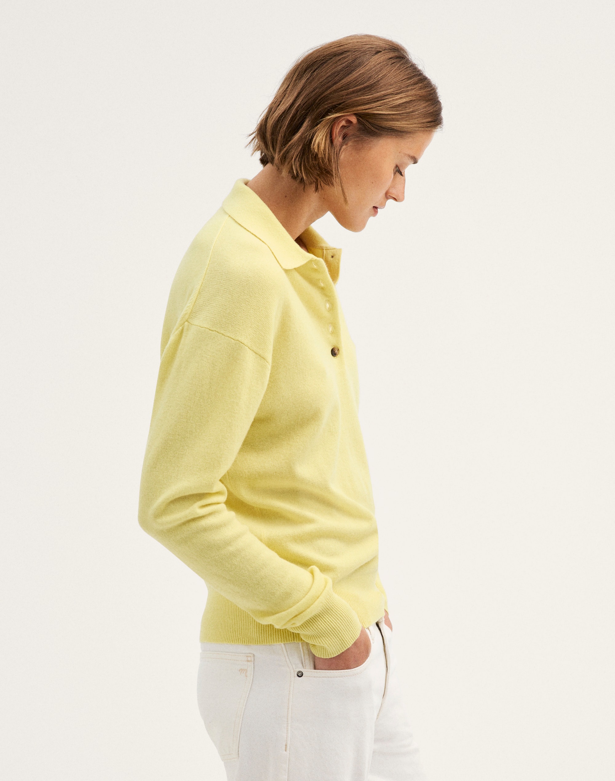 Polo Sweater in SoftWool