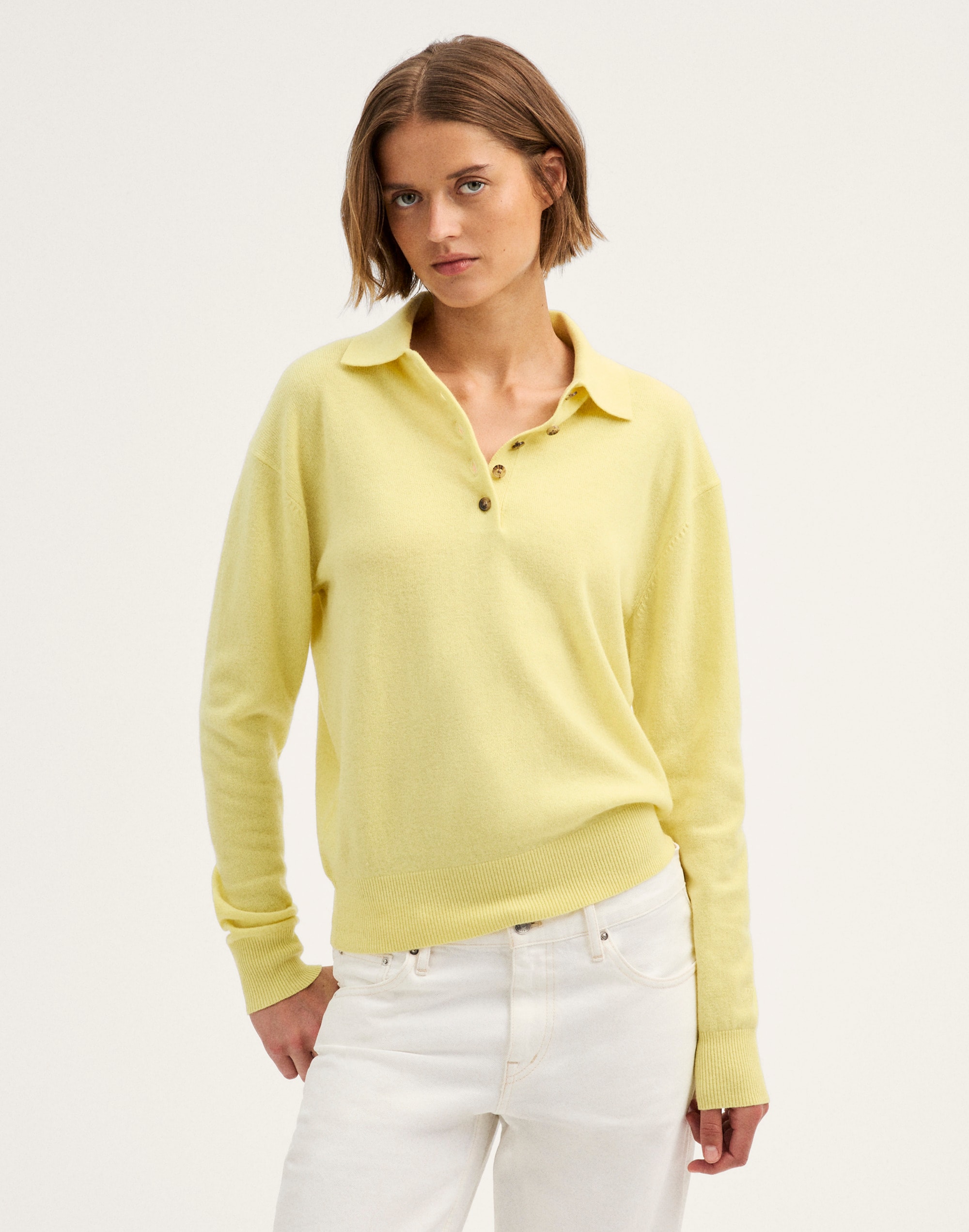 Polo Sweater in SoftWool