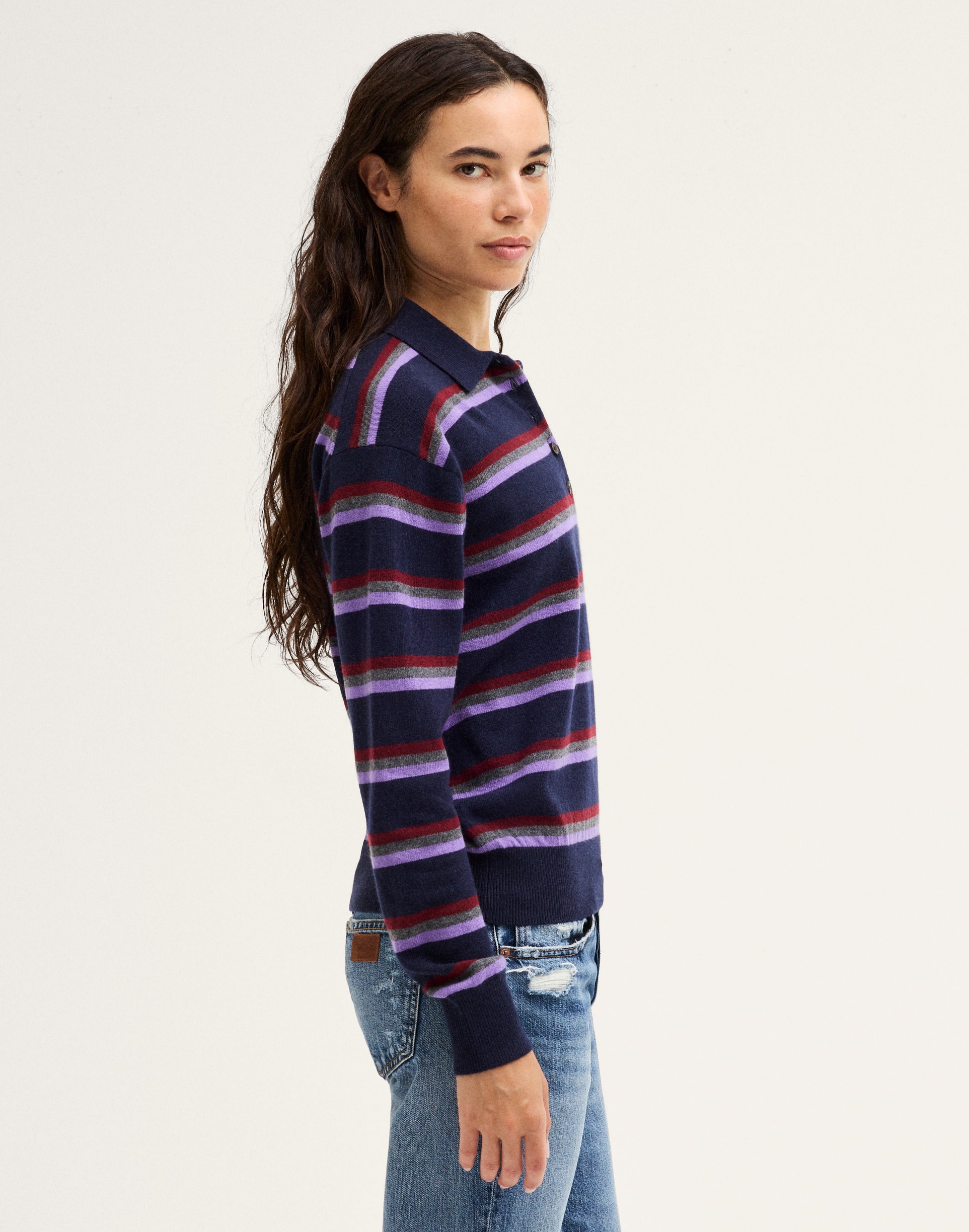 Polo Sweater in 100% SoftWool
