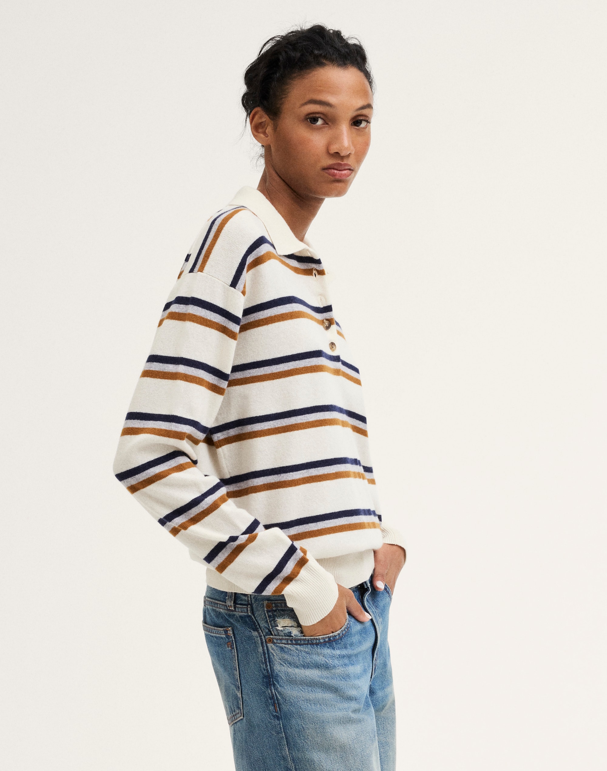 Polo Sweater in SoftWool