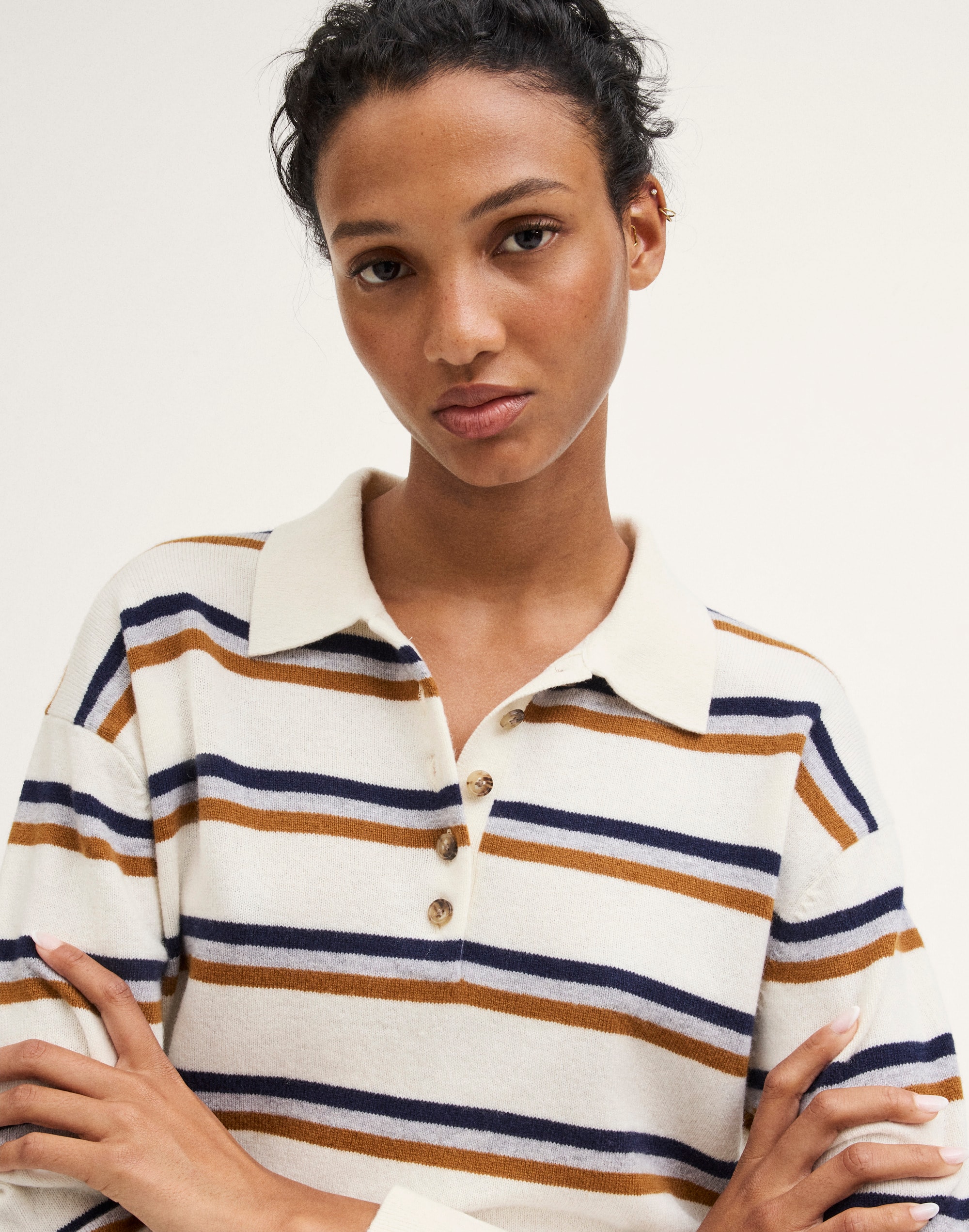 Polo Sweater in SoftWool