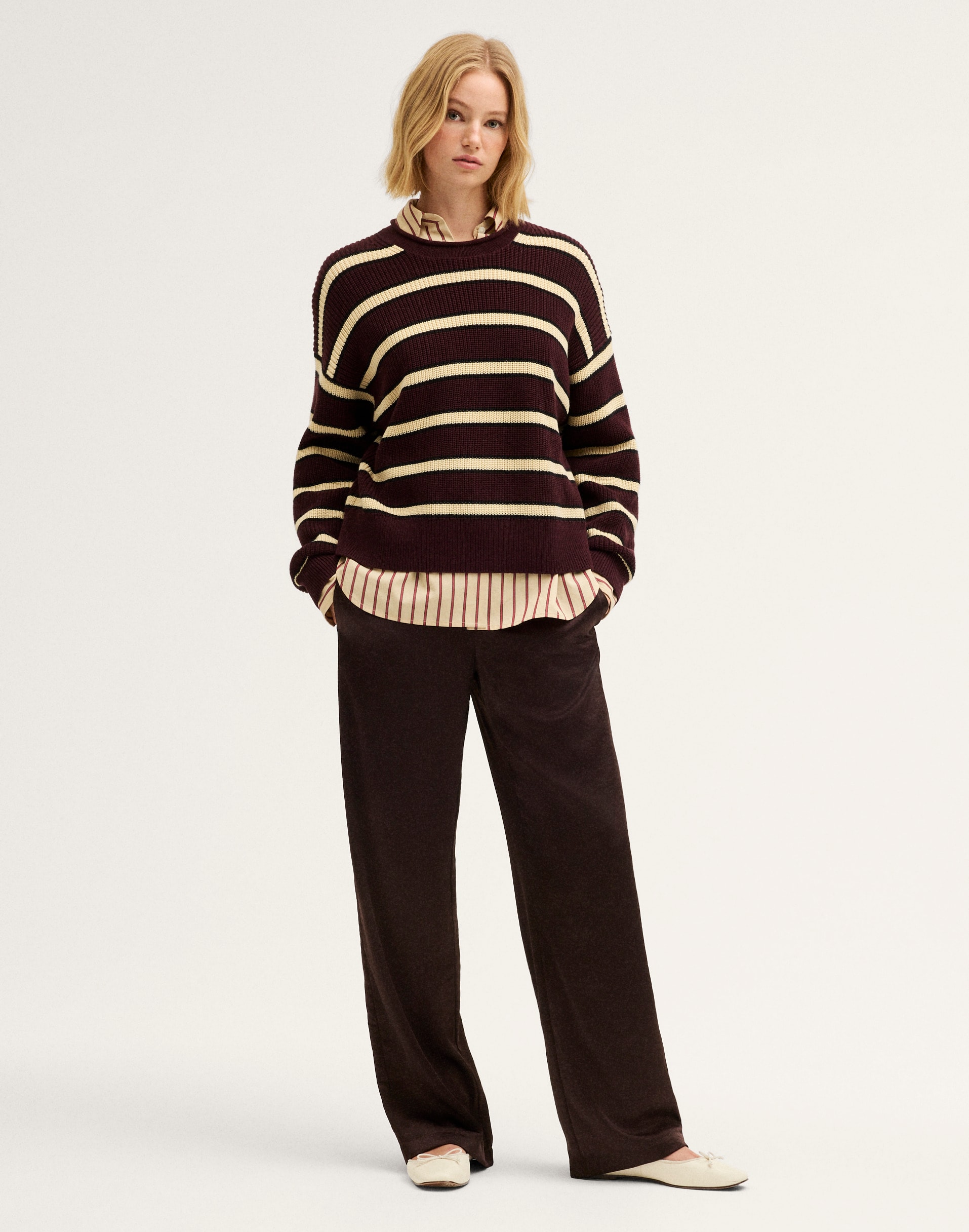 The Arden Crewneck Sweater in 100% Cotton