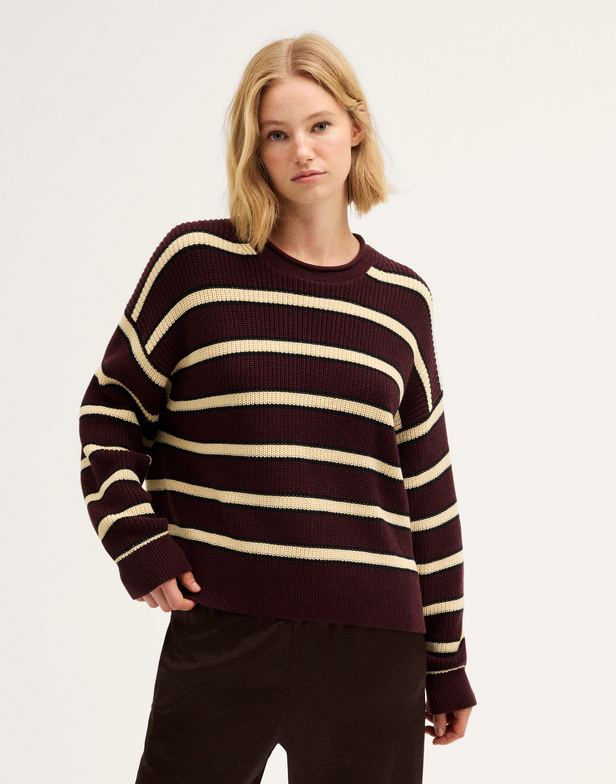 The Arden Crewneck Sweater in 100% Cotton