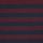 INDIGO AND CLARET STRIPE